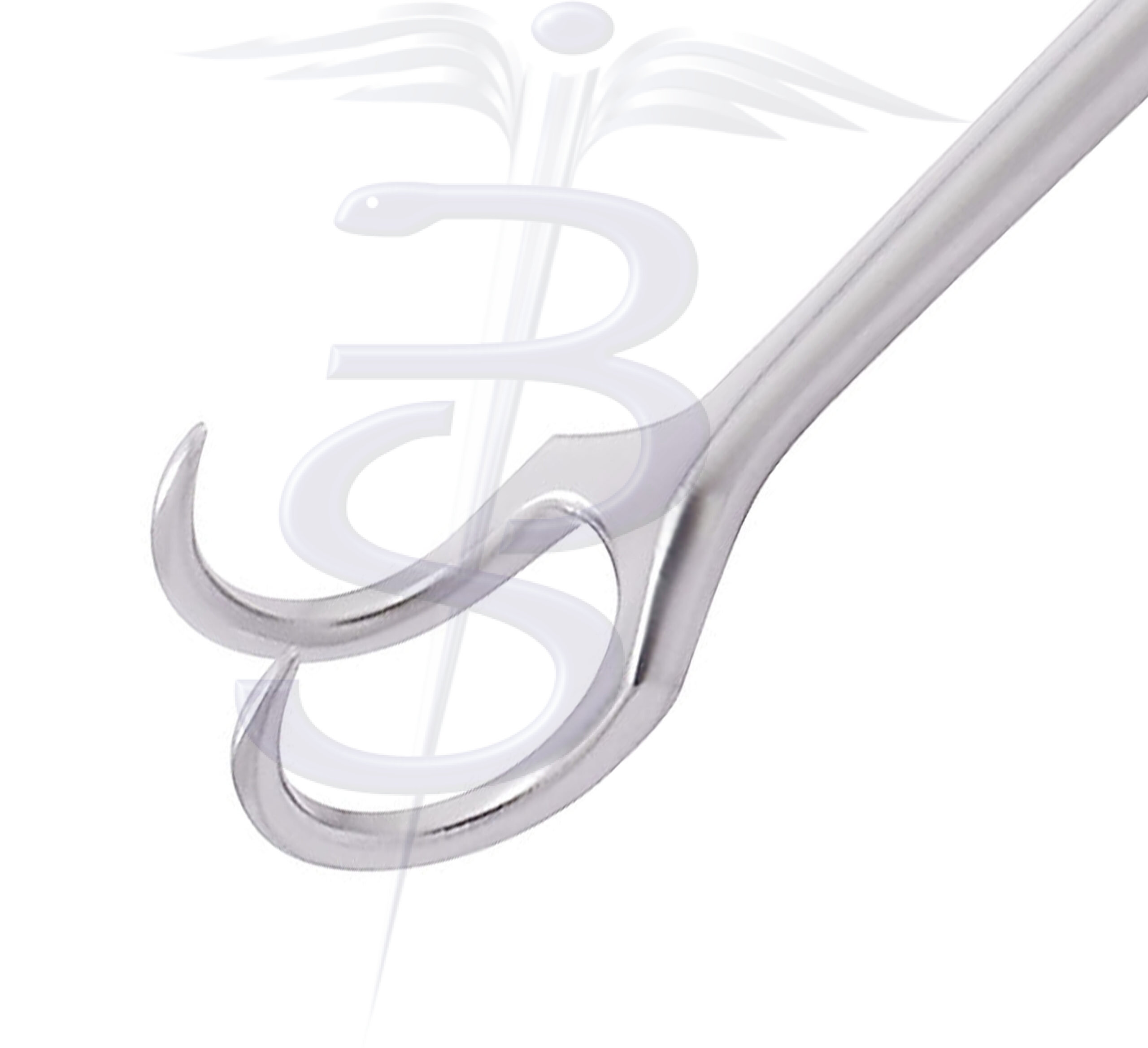 East Grinstead Double Hook Sharp Overall Length 160mm - Bolton Surgical