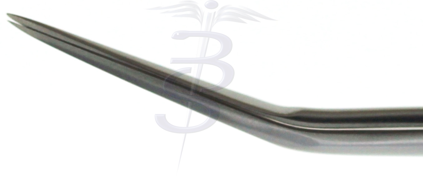 Iris Scissor with 25 Deg Angled Laterally Blades 110mm - Bolton Surgical