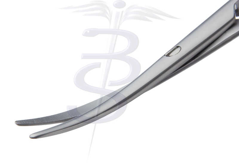 Strabismus Scissors with Blunt Pointed Blade Curved - Bolton Surgical