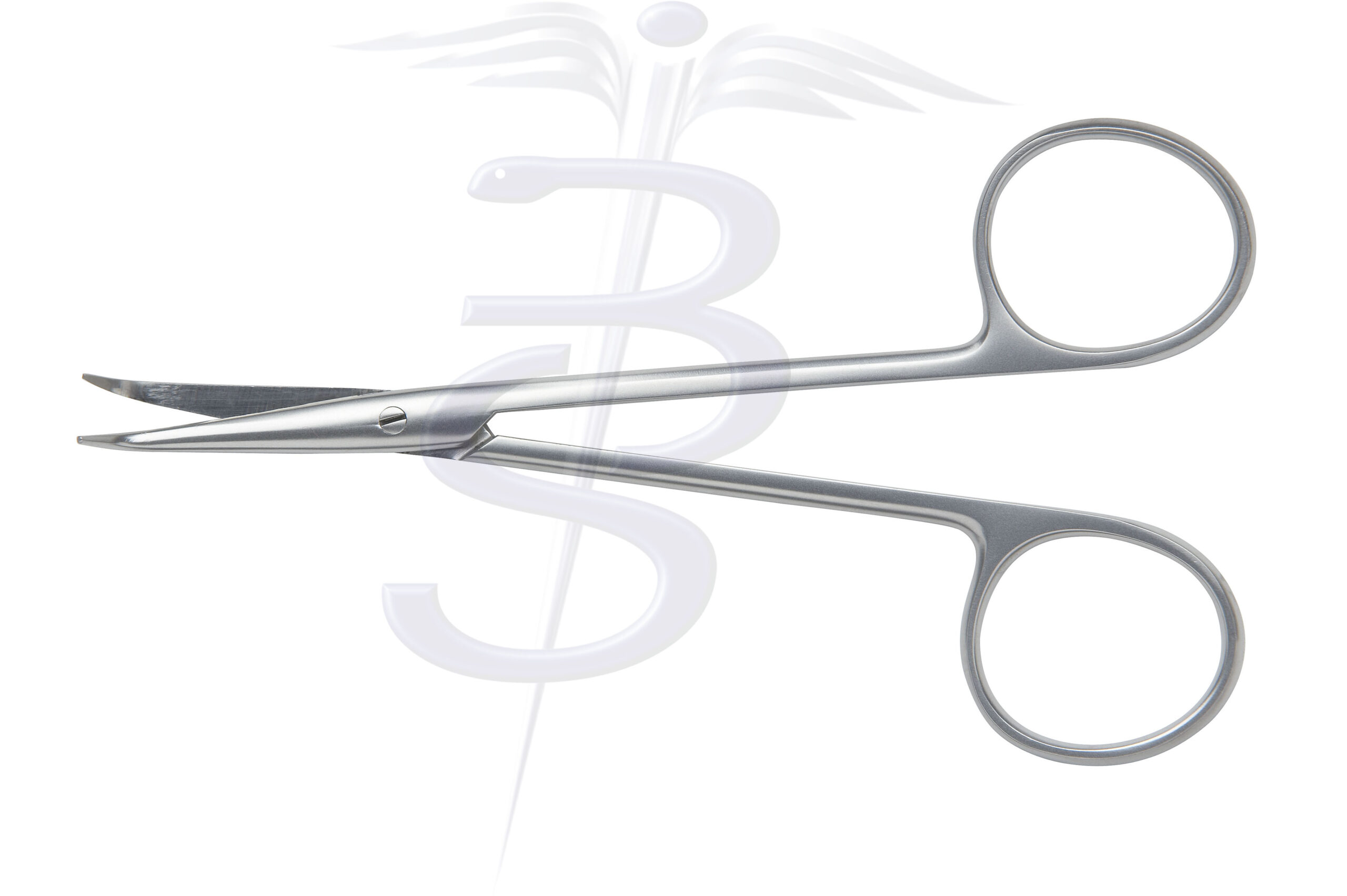 Werbs Ophthalmic Scissor Angled Blades 115mm - Bolton Surgical