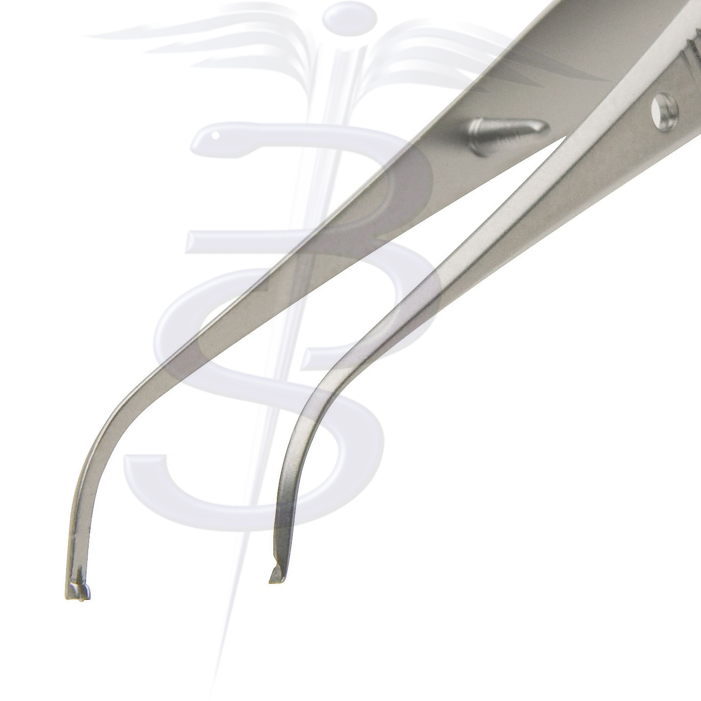 Graefe Iris Forceps 1:2 Teeth Curved - Bolton Surgical