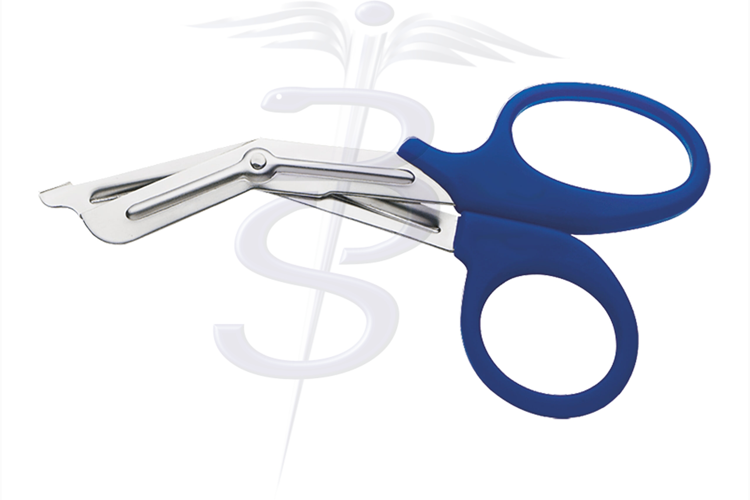 Rough Cut Utility Scissor Blue Plastic Handle 190mm Pack of 5 - Bolton Surgical