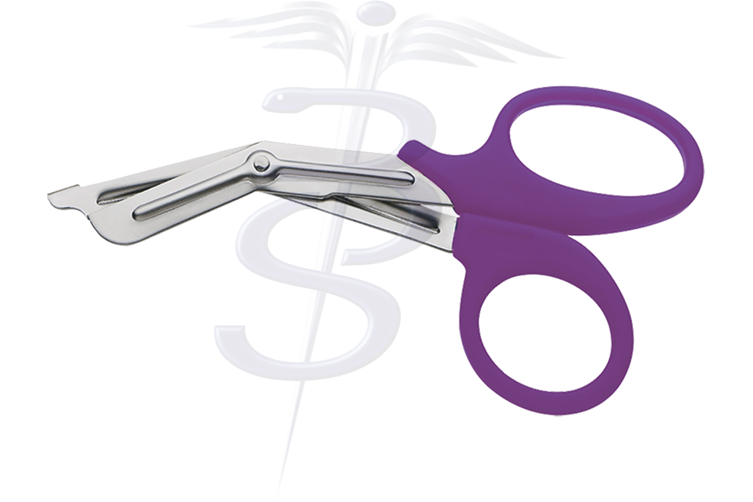 Rough Cut Utility Scissor Purple Plastic Handle 190mm Pack of 5 - Bolton Surgical