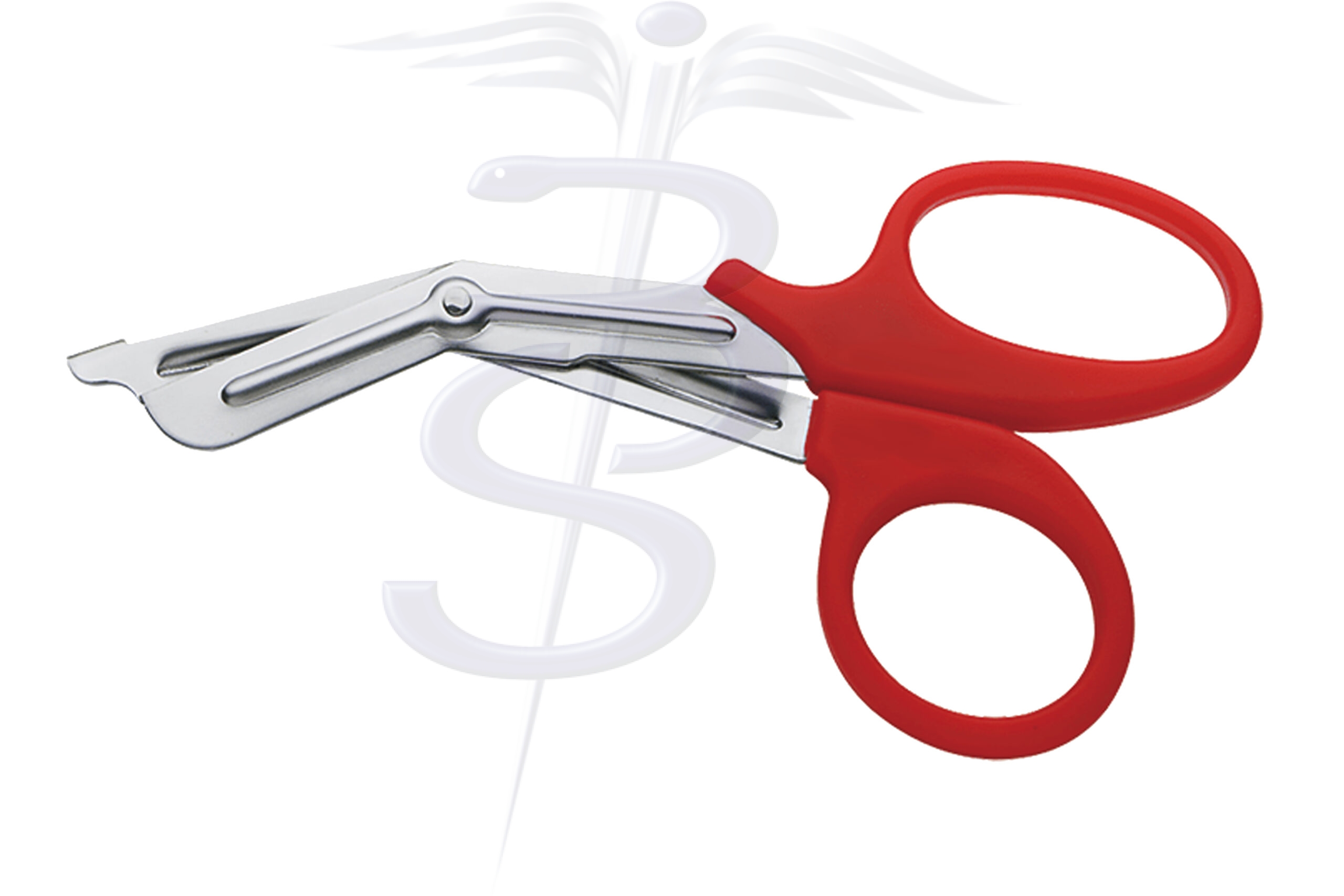 Rough Cut Utility Scissor Red Plastic Handle 190mm Pack of 5 - Bolton Surgical