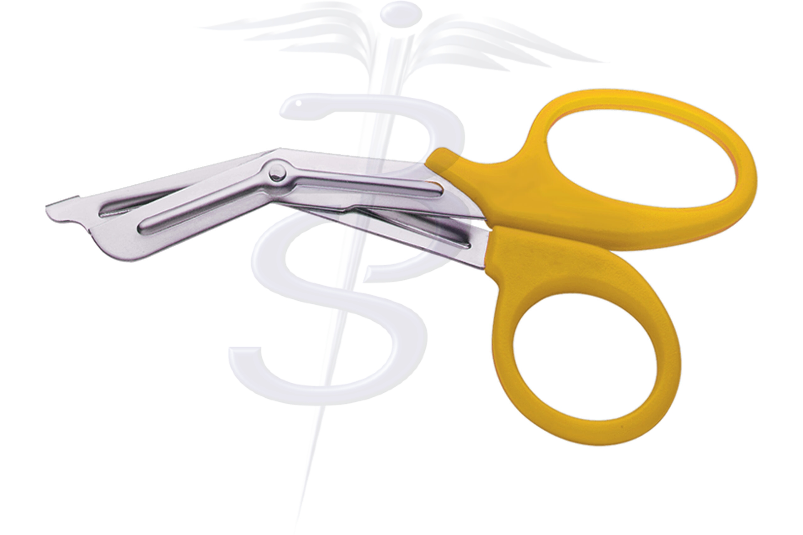 Rough Cut Utility Scissor Yellow Plastic Handle 190mm Pack of 5 - Bolton Surgical