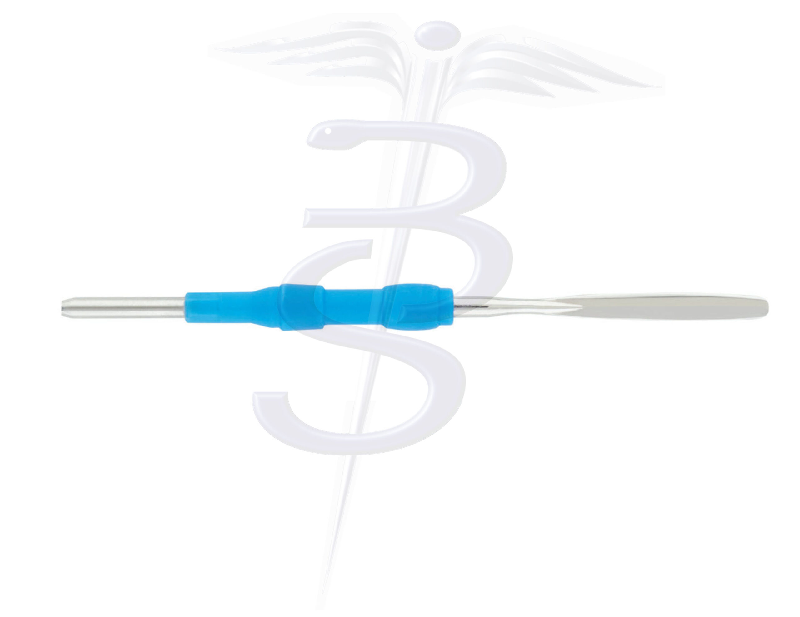 Single Use Monopolar Spatula Electrode 2.4mm Short Shaft 2.5mm x 20mm Tip Size - Bolton Surgical