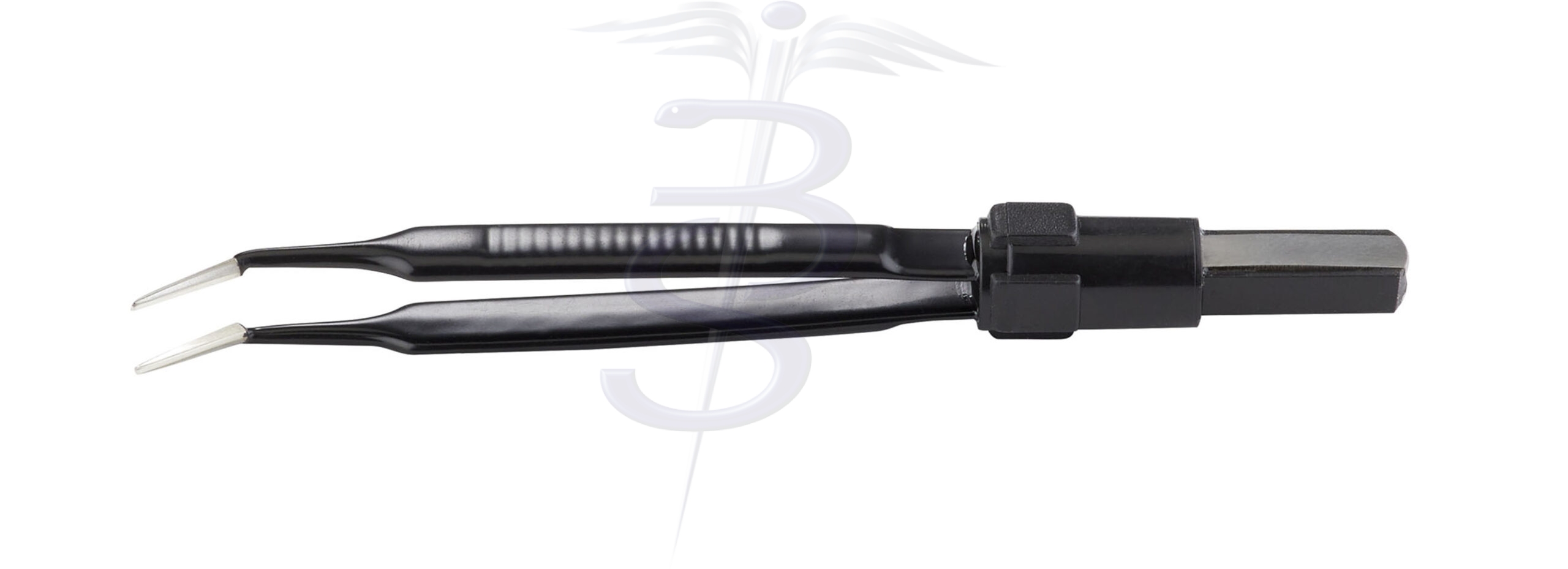 Bipolar Forceps Non-Stick-50 (McPherson Pattern) Angled 102mm - Bolton Surgical
