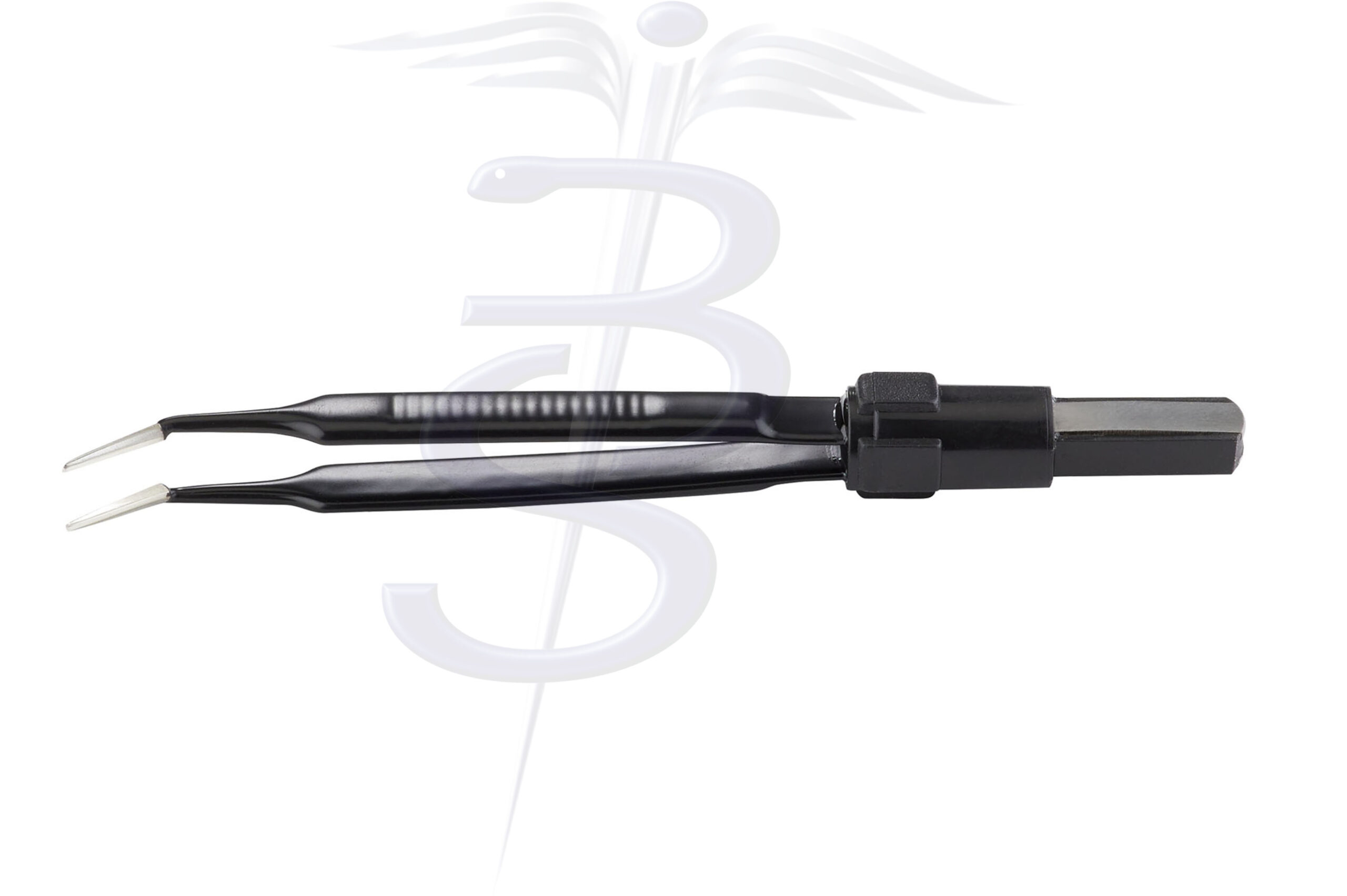 Bipolar Forceps Non-Stick-50 (McPherson Pattern) Angled 102mm - Bolton Surgical