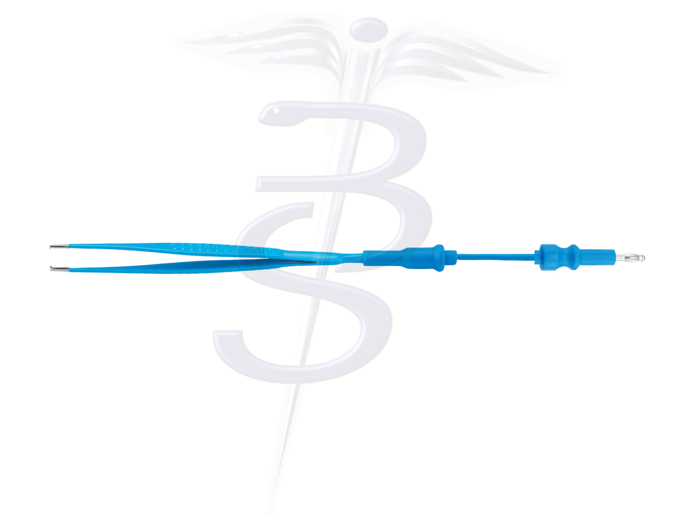 Single Use Monopolar Gillies Forceps 1:2 150mm 4mm Plug Cable (Pack of 10) - Bolton Surgical