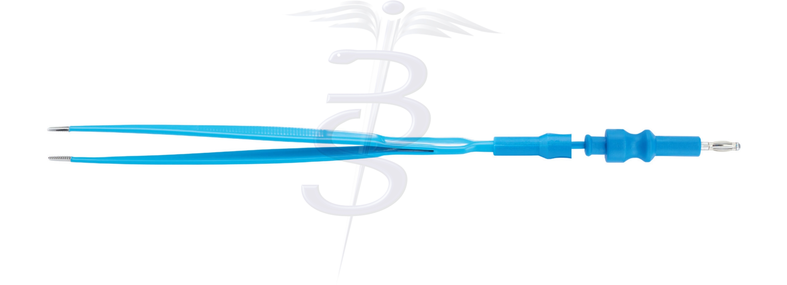 Single Use Monopolar Forceps Straight 2mm Tip with 8mm Plug Cable (Pack of 10) - Bolton Surgical