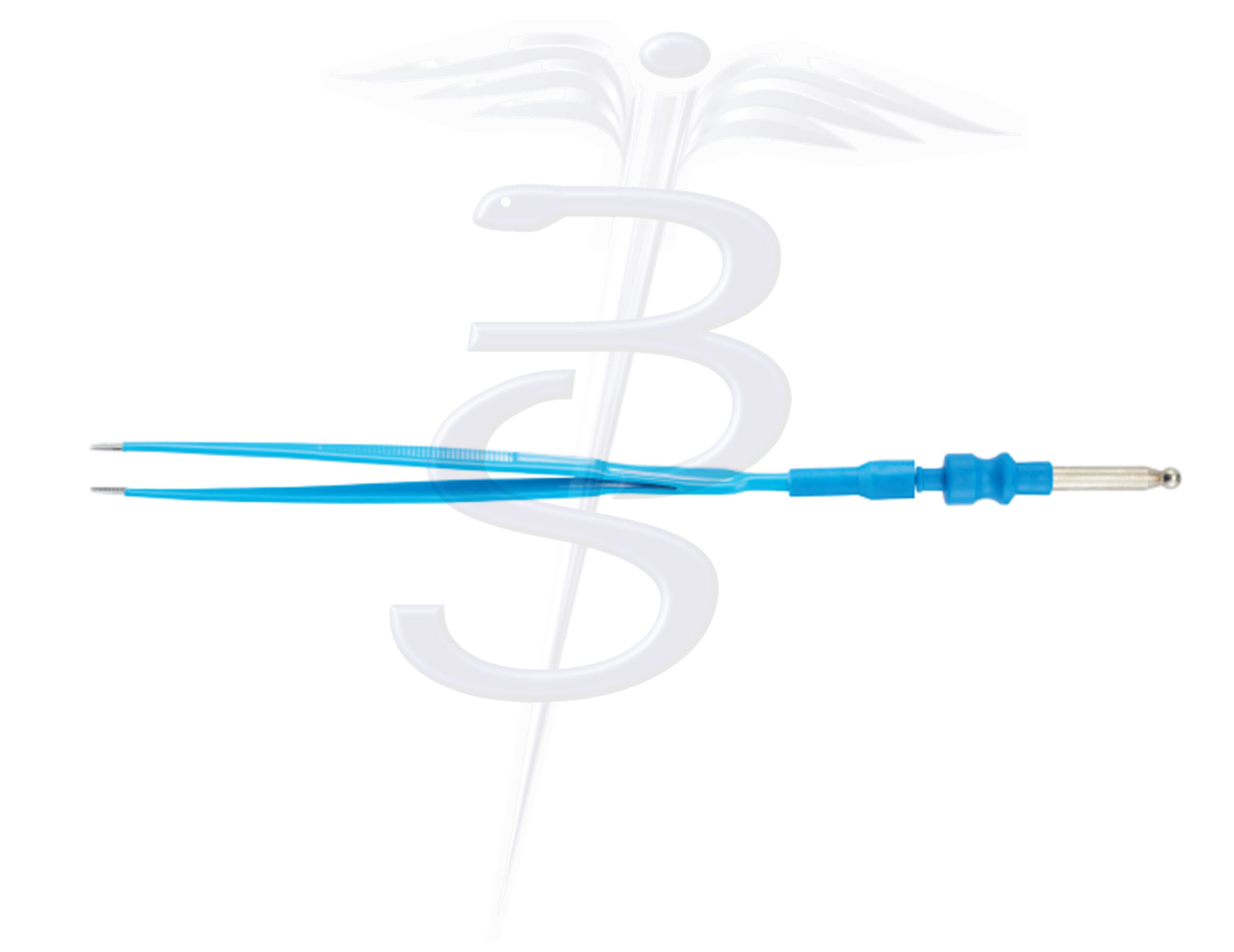 Single Use Monopolar Forceps Straight 2mm Tip with 8mm Plug Cable (Pack of 10) - Bolton Surgical