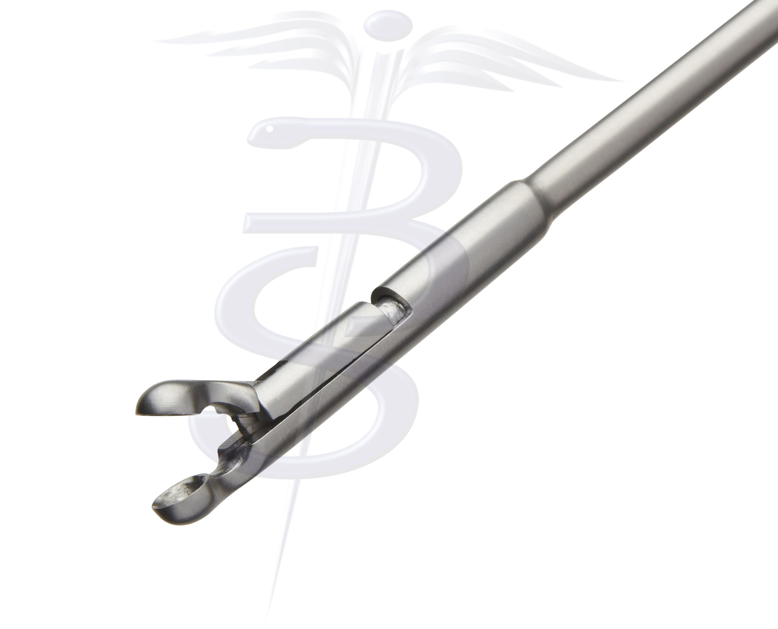 Chevalier Jackson Biopsy Forceps with Circular Cup Jaw 4.5mm Bite Tip to Shoulder Length 350mm - Bolton Surgical