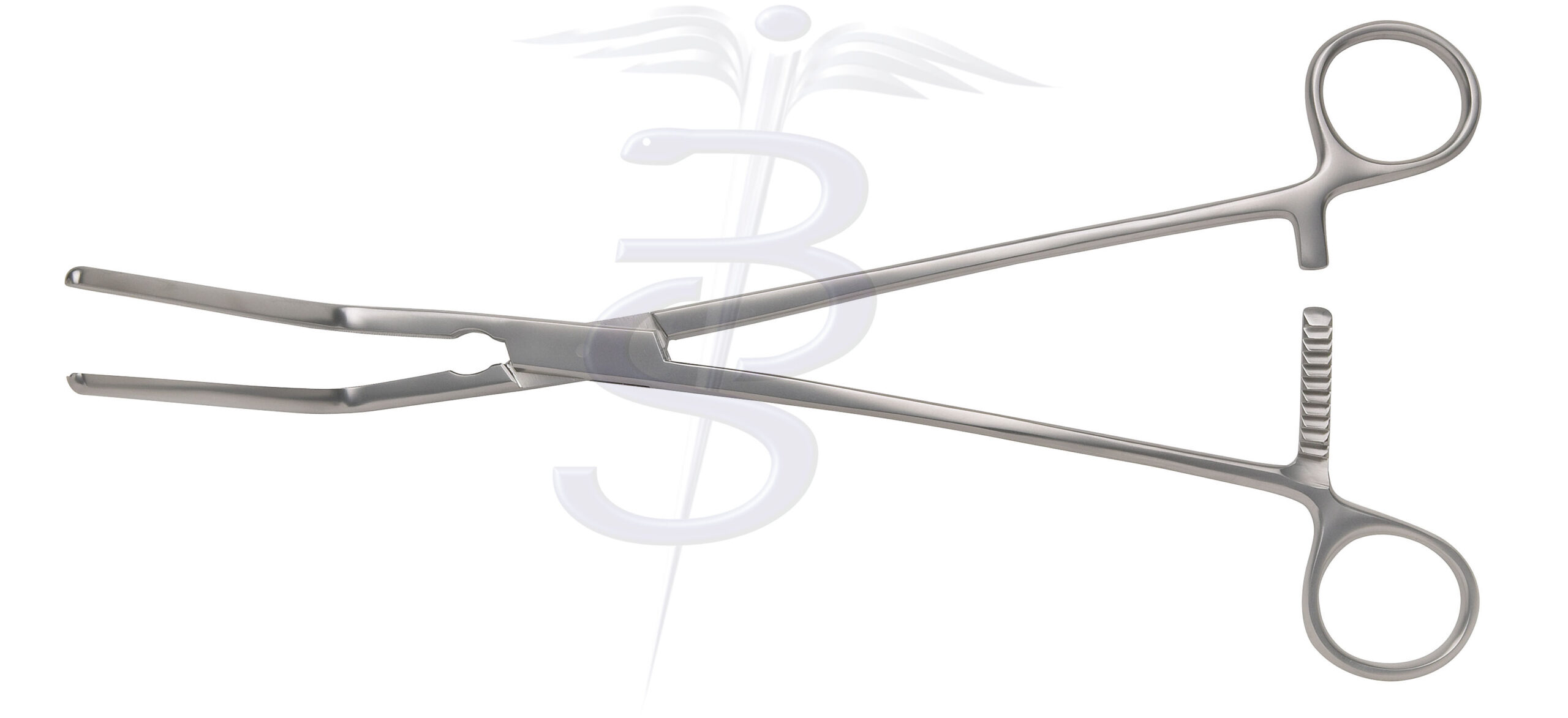 Hayes Clamp with 1 x 2 Debakey Atraumatic Jaw Overall Length 260mm - Bolton Surgical