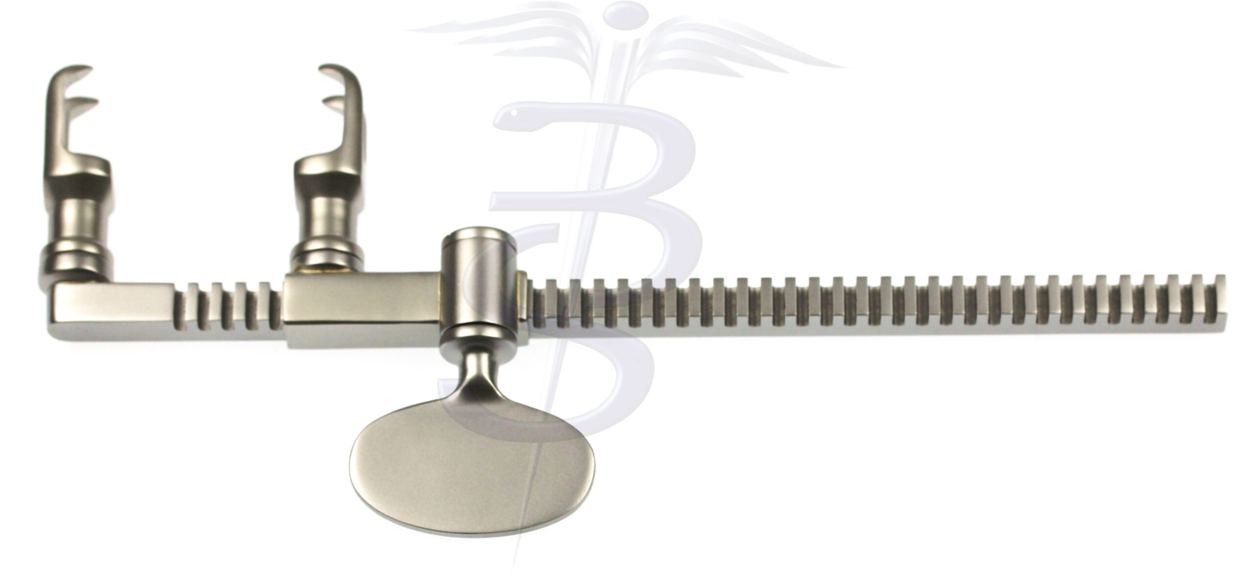 Sellors Rib Approximator with Swivel Blades and Winding Mechanism 12mm Wide x 18mm Deep Overall Width 200mm - Bolton Surgical