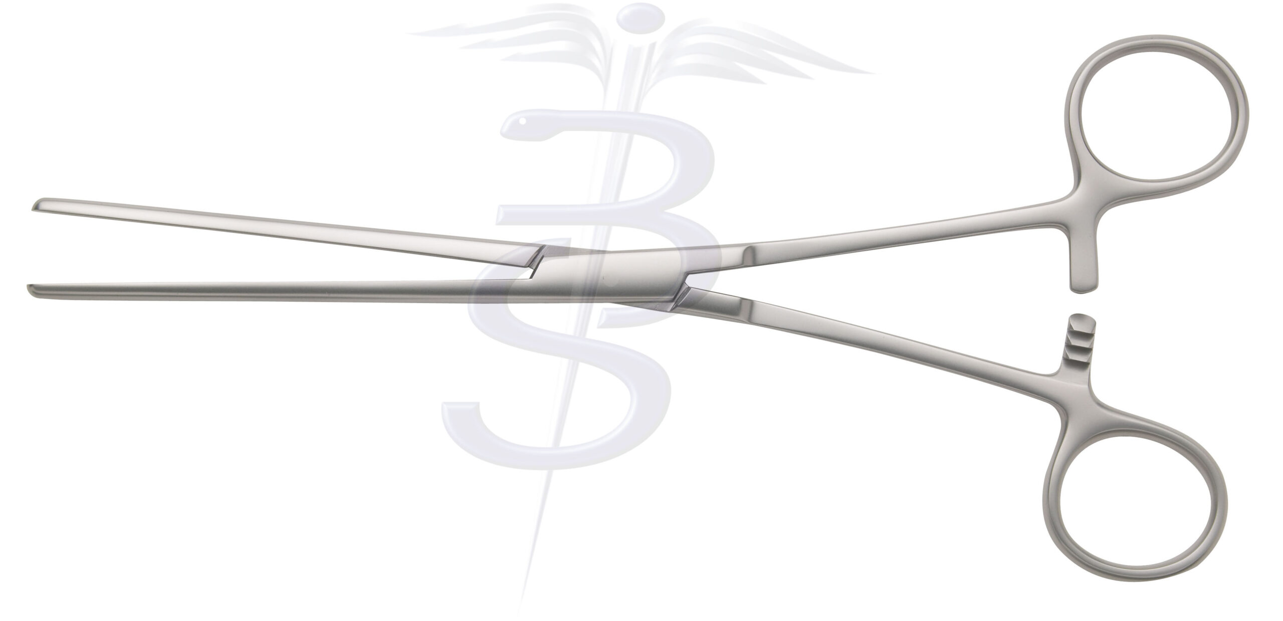 Schoemaker Colectomy Clamp Straight with Hollow Blades - Bolton Surgical