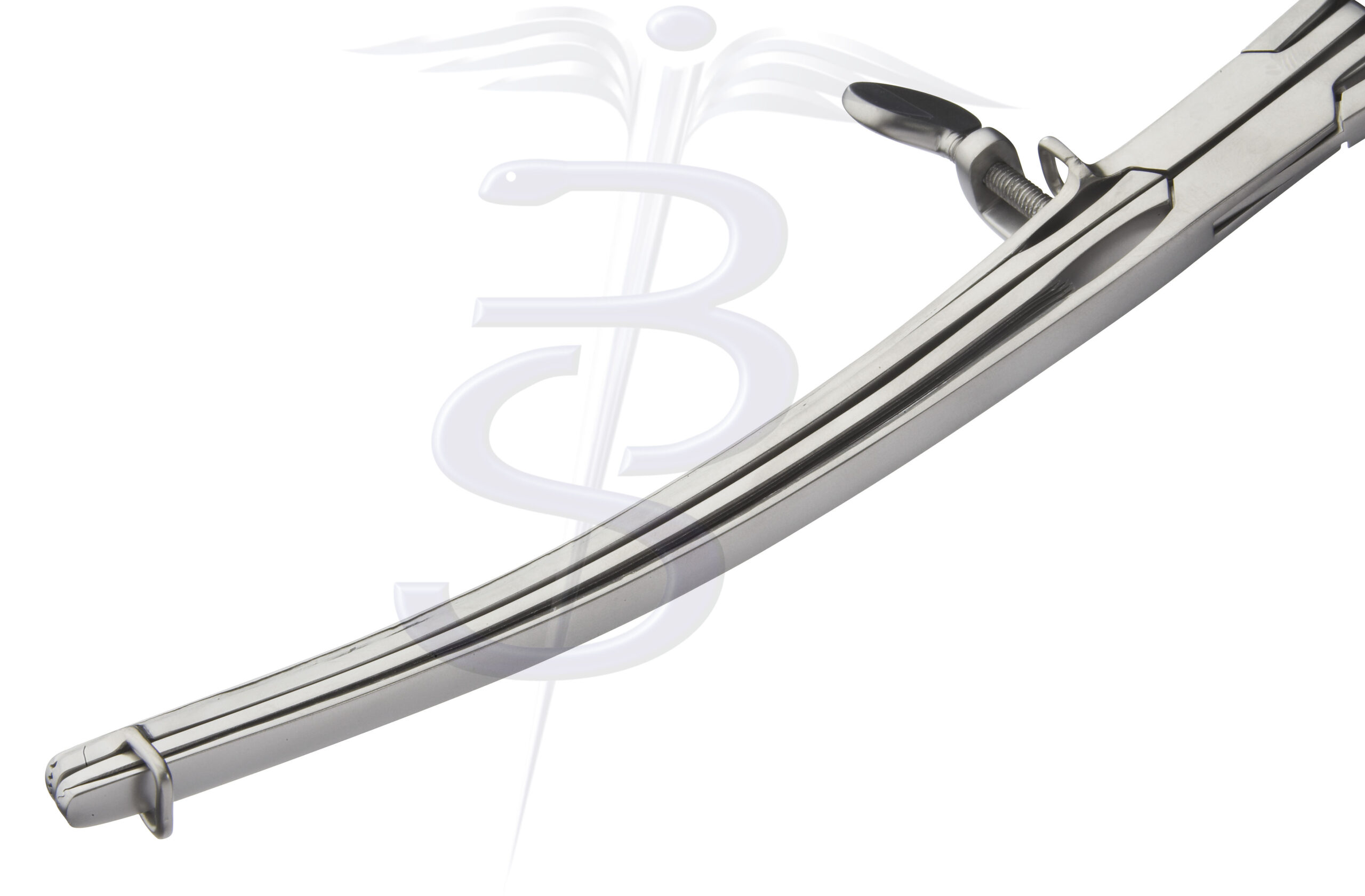 Lane Twin Clamp Box Joint Curved 305mm - Bolton Surgical