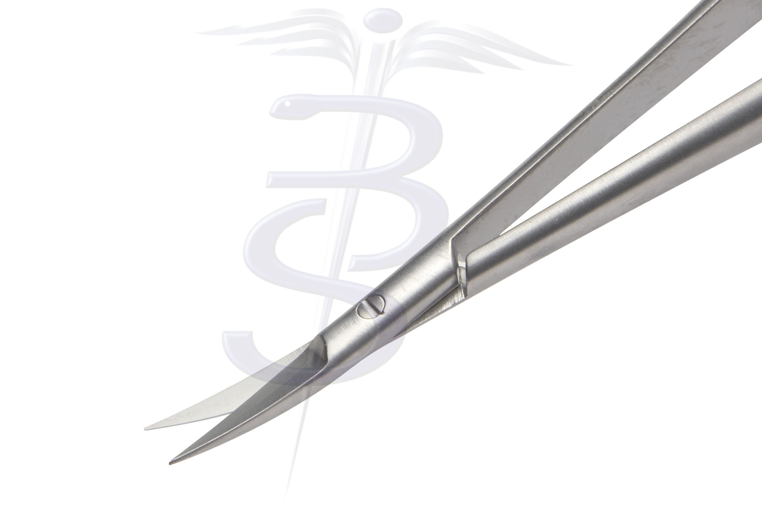 Jacobson Scissors Spring Action Curved with Tungsten Carbide Blades 180mm - Bolton Surgical