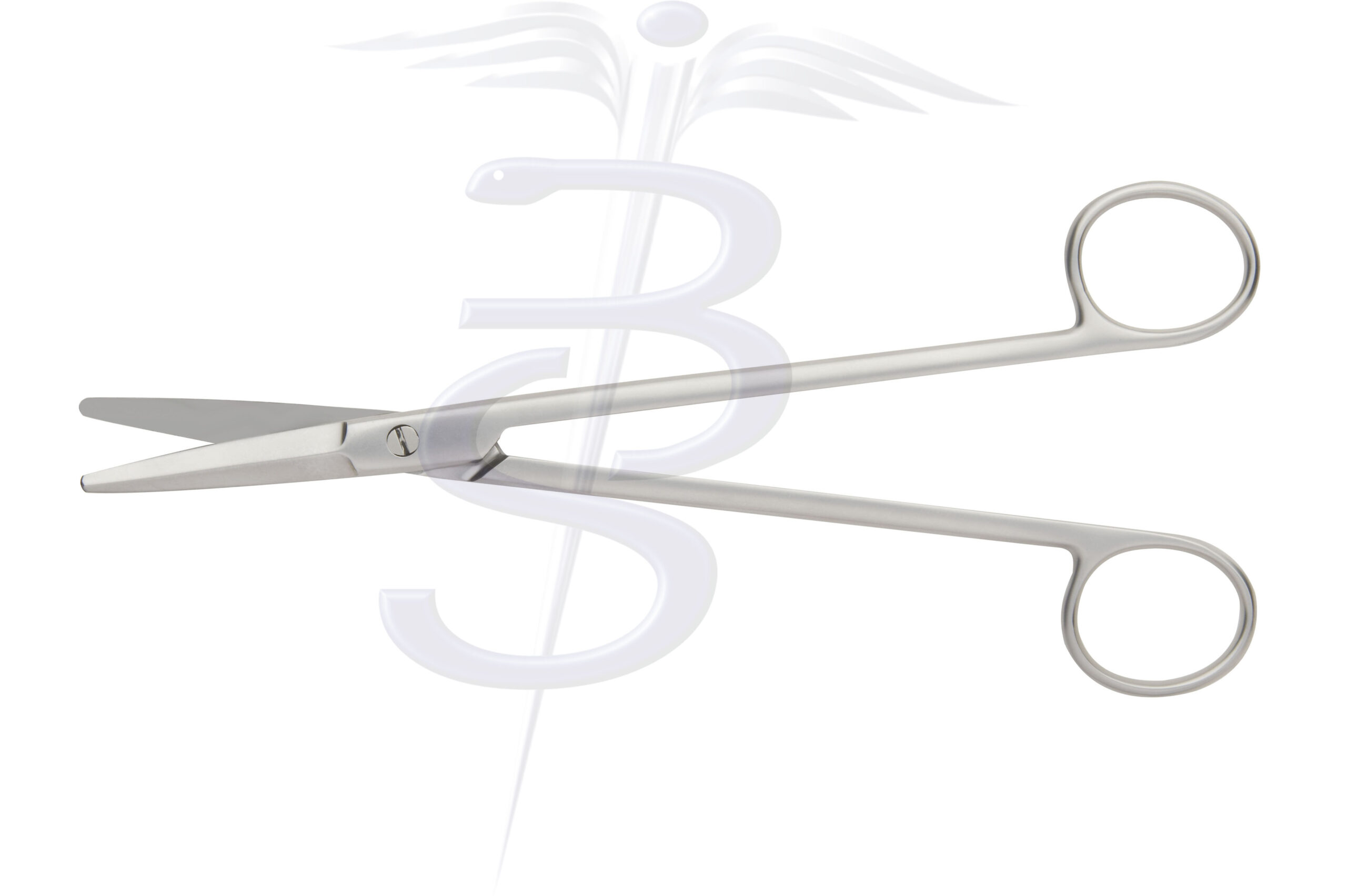 Woods Tonsil Scissor Curved Rapier Blade Serrated 175mm - Bolton Surgical
