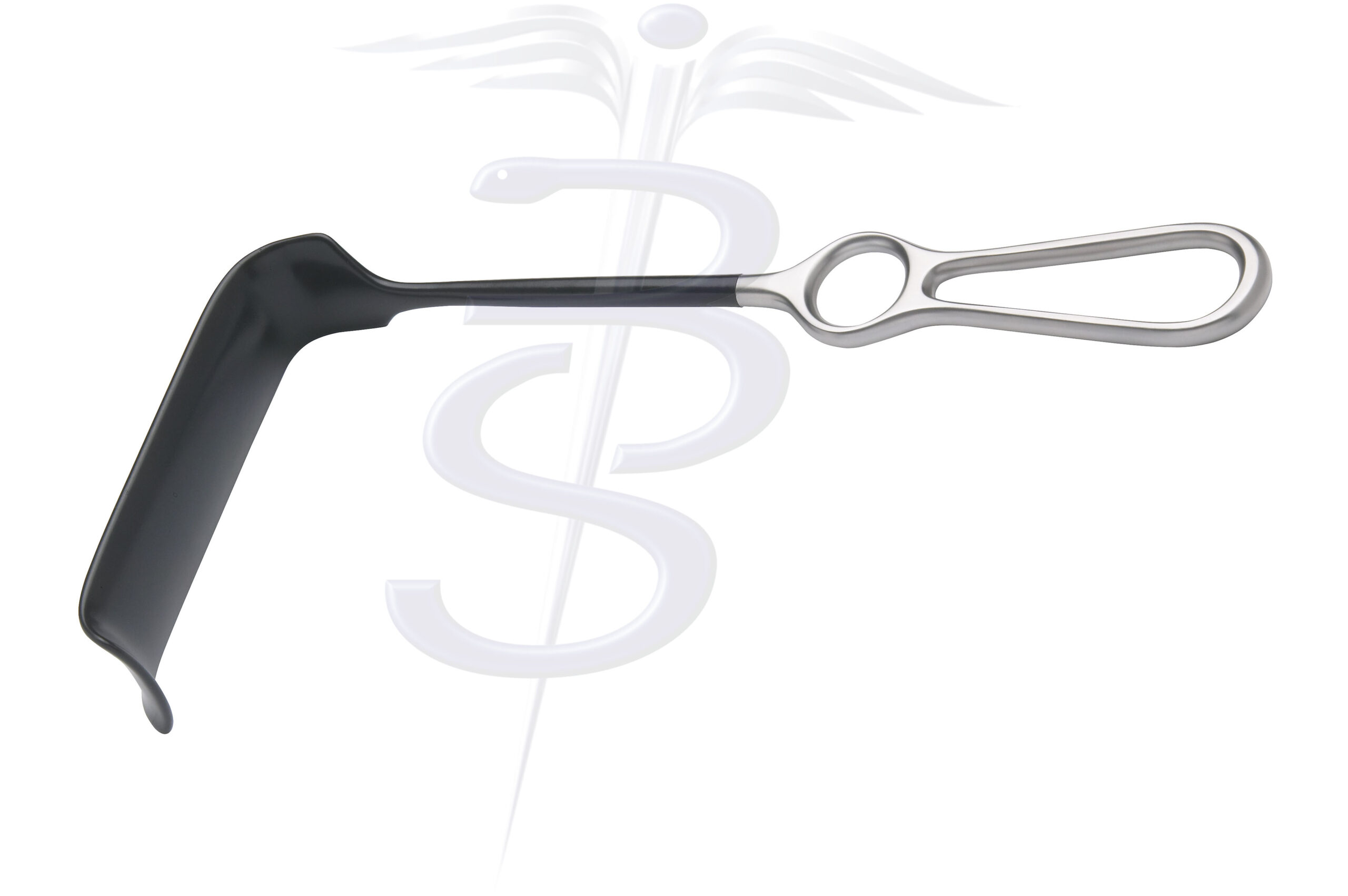 Sheffield Pattern Retractor with Black Nylon Coated Blade Overall Length 265mm - Bolton Surgical