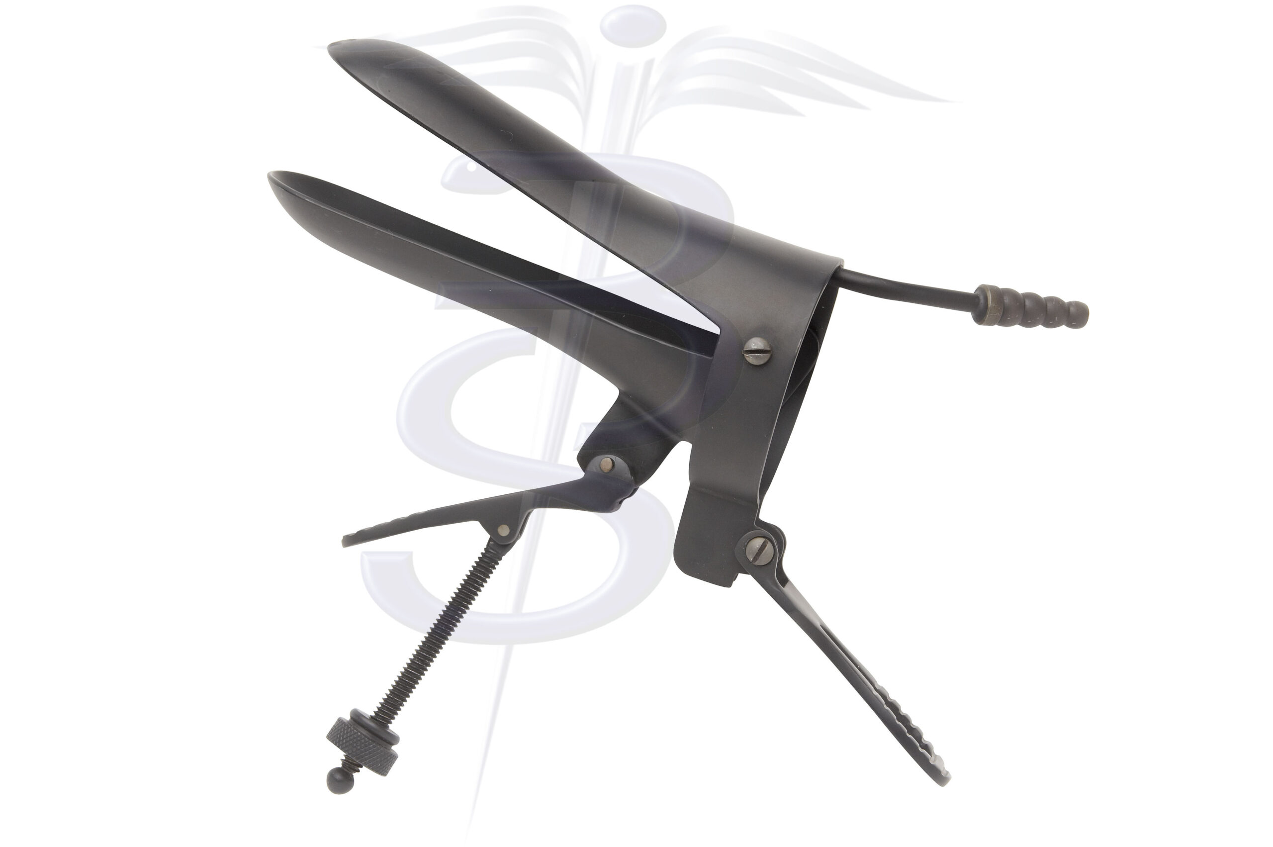 Cuscoe Speculum Black Finish with 6mm Suction Tube (for use in Laser Surgery) - Bolton Surgical