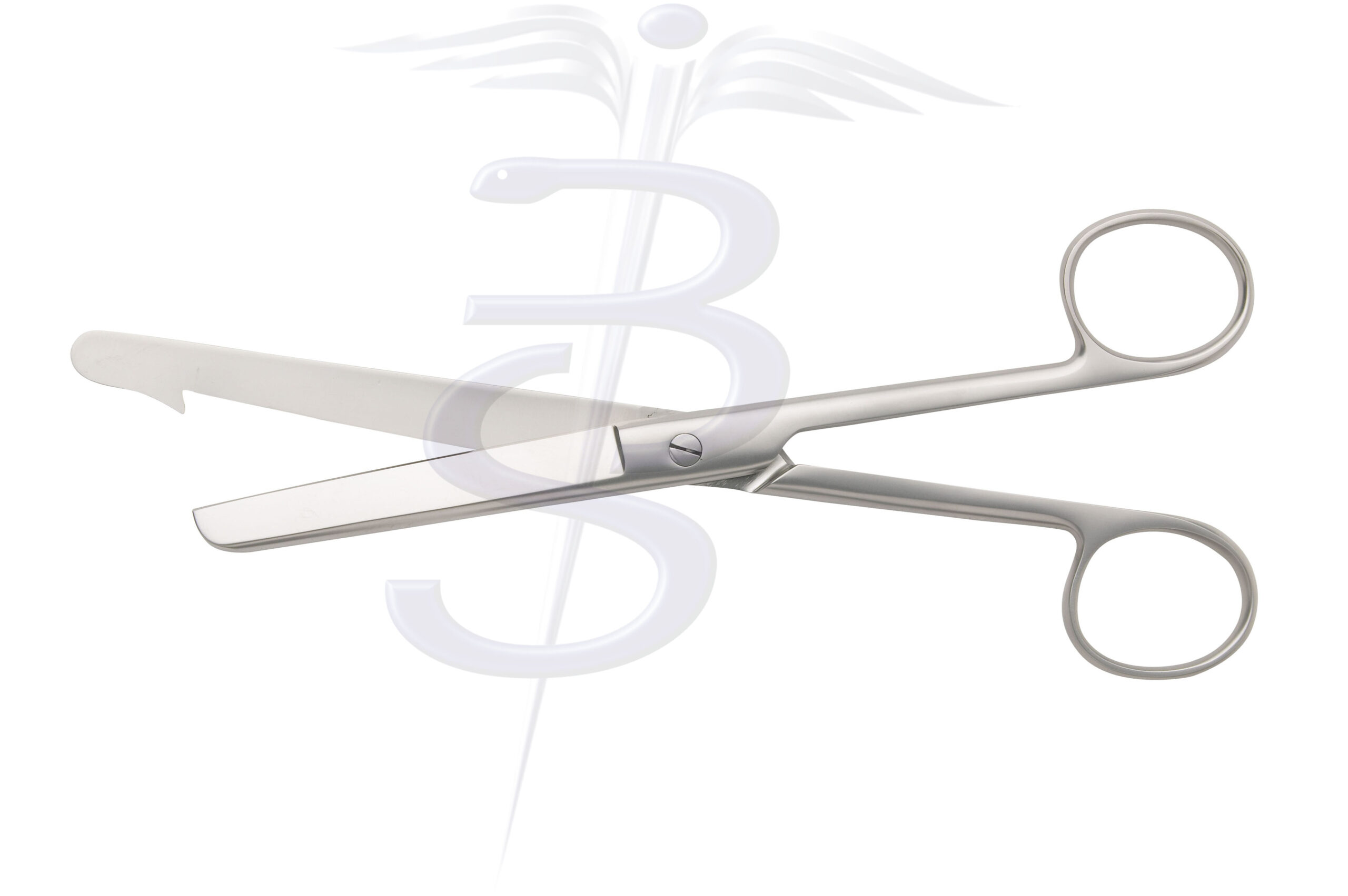 Bowel Scissors Hook Ended Blade 210mm - Bolton Surgical
