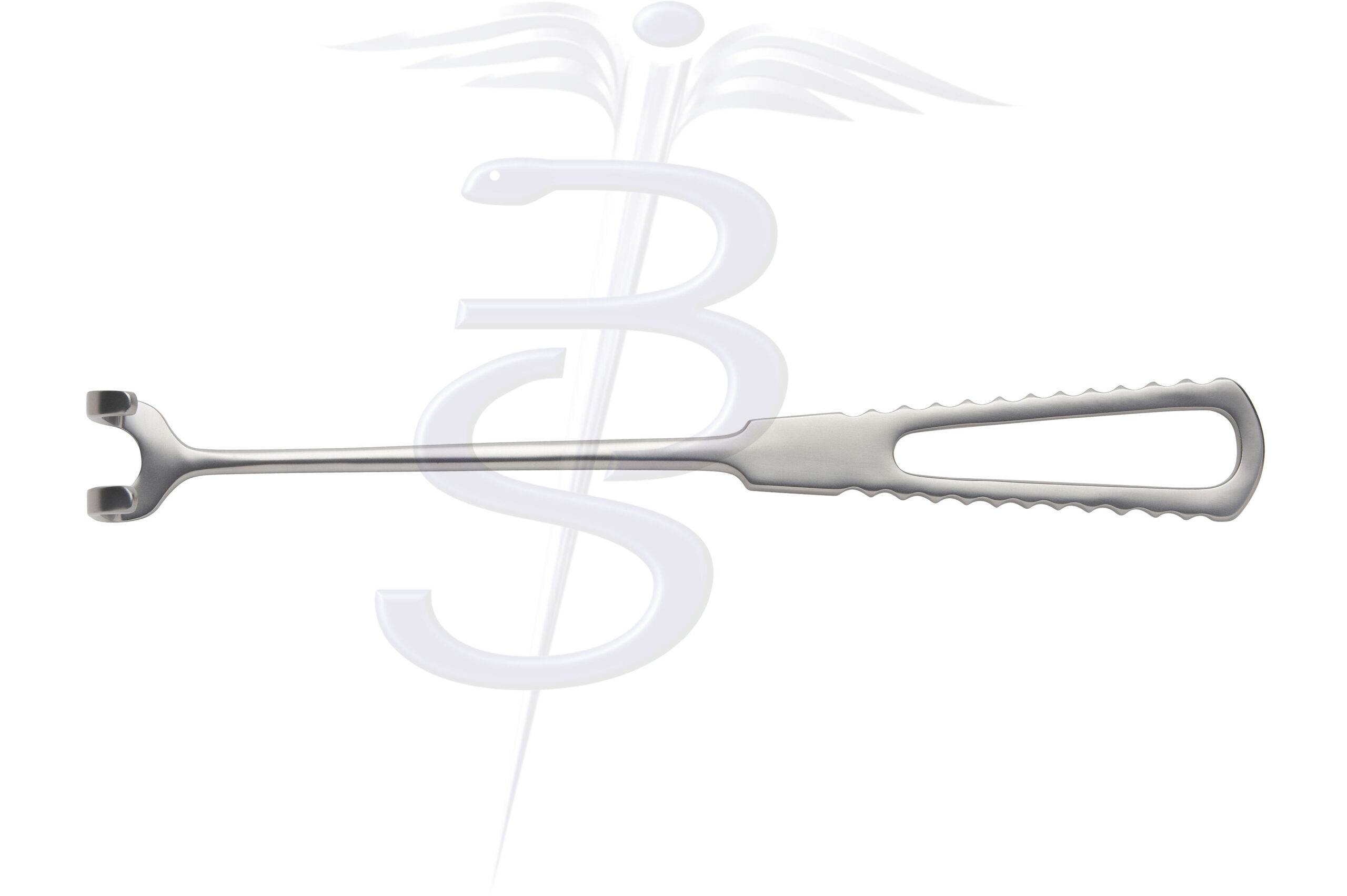 Ollier Retractor 2 Prong 38mm Long x 25mm Wide Blade Overall Length 230mm - Bolton Surgical