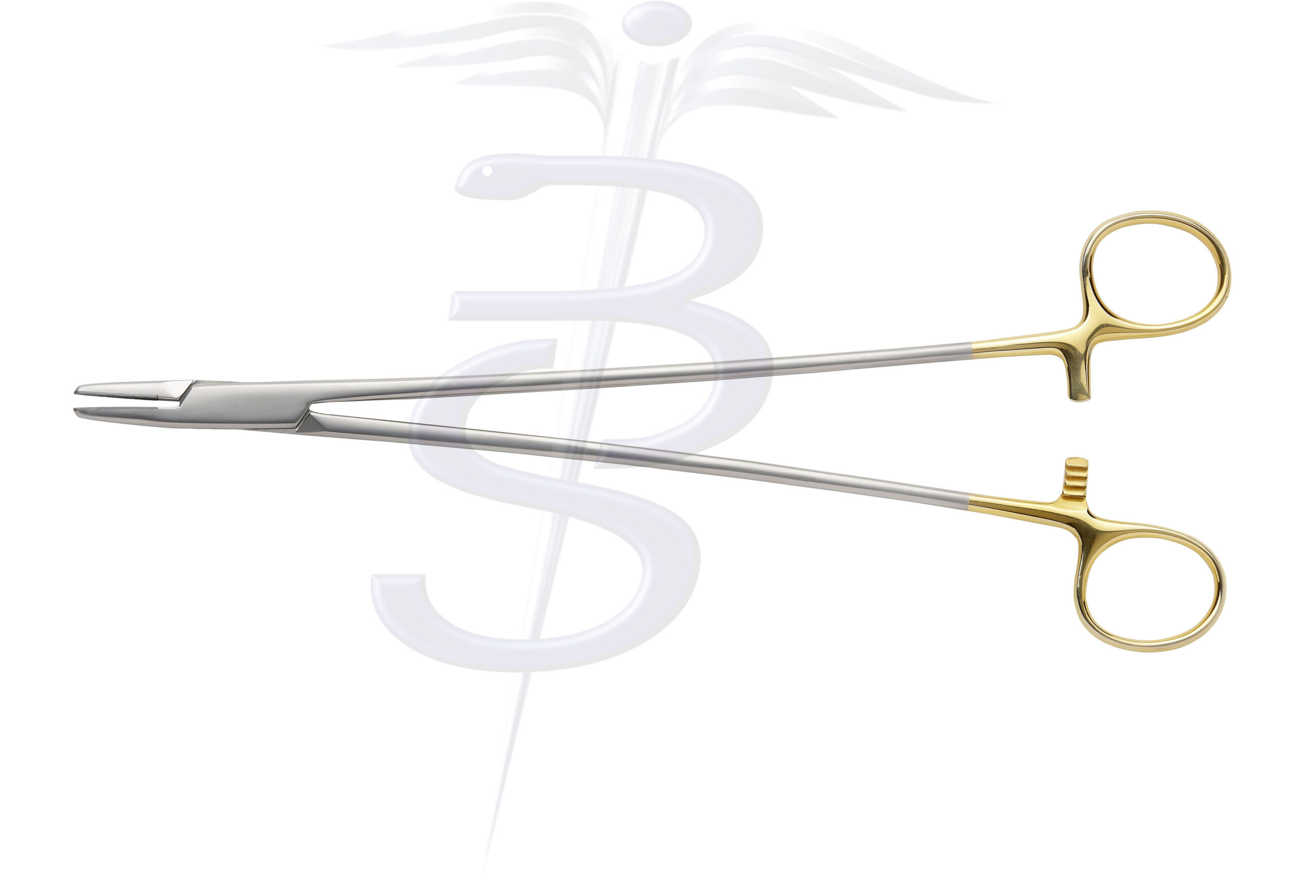 Masson Needle Holder with Tungsten Carbide Inserts (Serration Pitch 0.5mm for Suture Size 5 to 4/0) Overall Length 265mm - Bolton Surgical