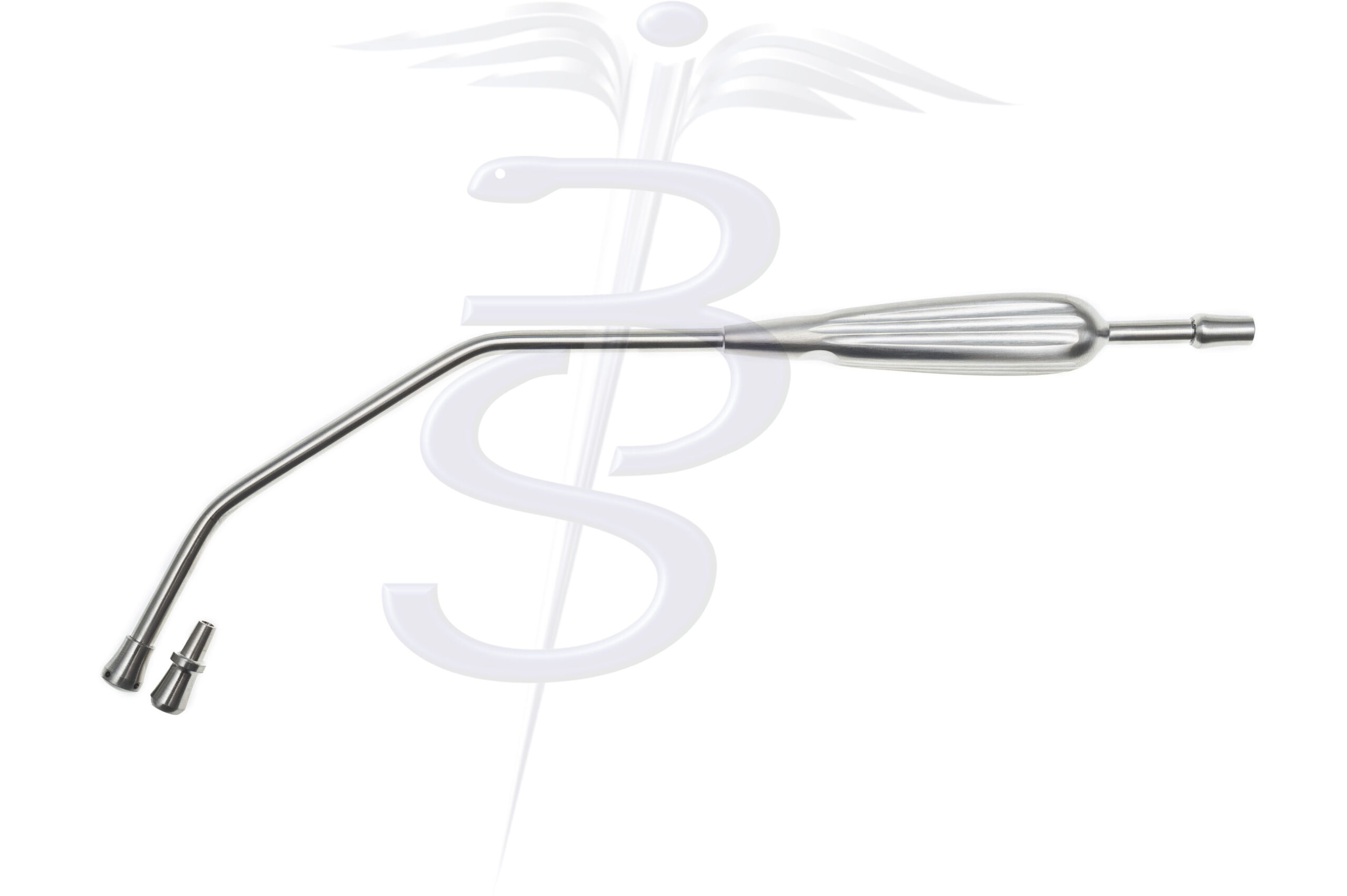 Yankeur Single Angled Suction Tube with Removable Tip Overall Length 300mm - Bolton Surgical