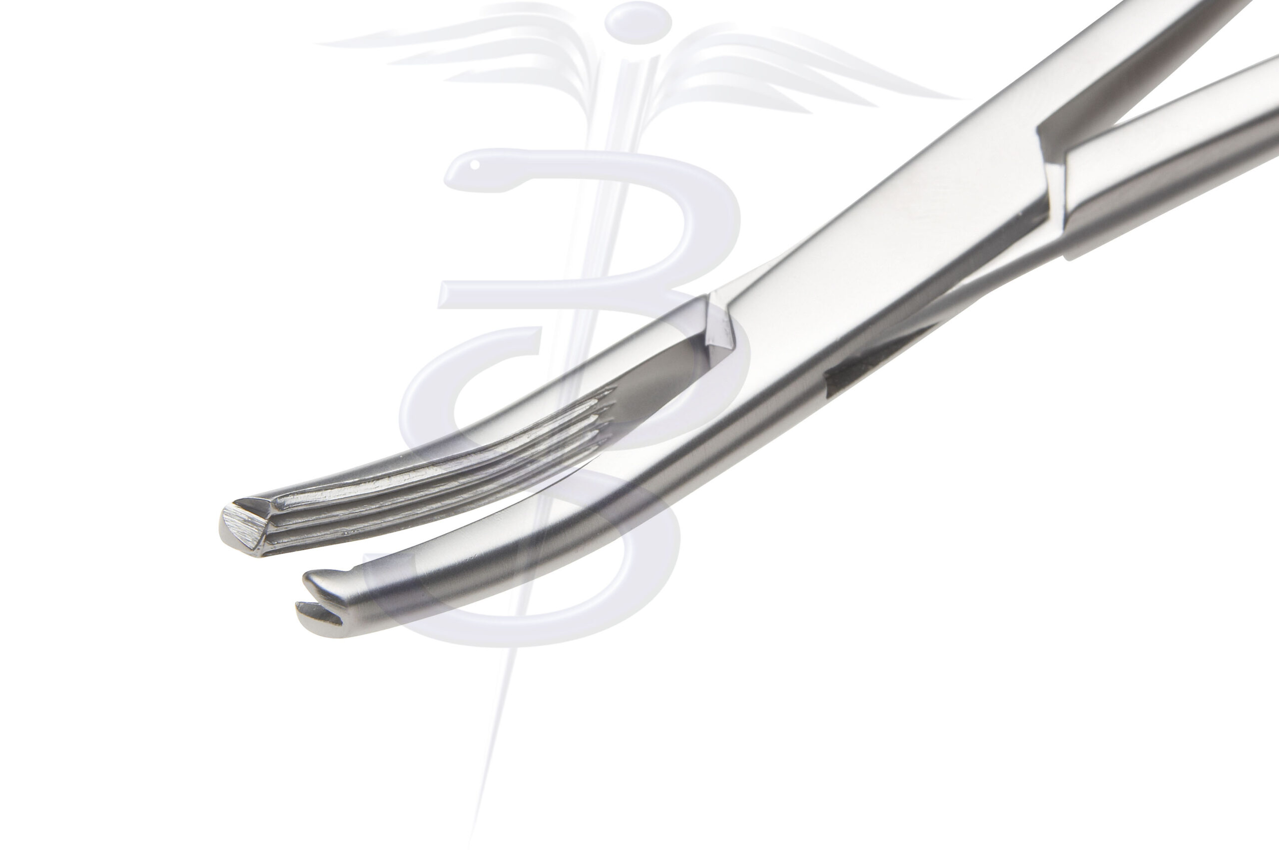 Faure Artery Forceps 1:2 Teeth Longitudinal Serrations Curved 200mm - Bolton Surgical