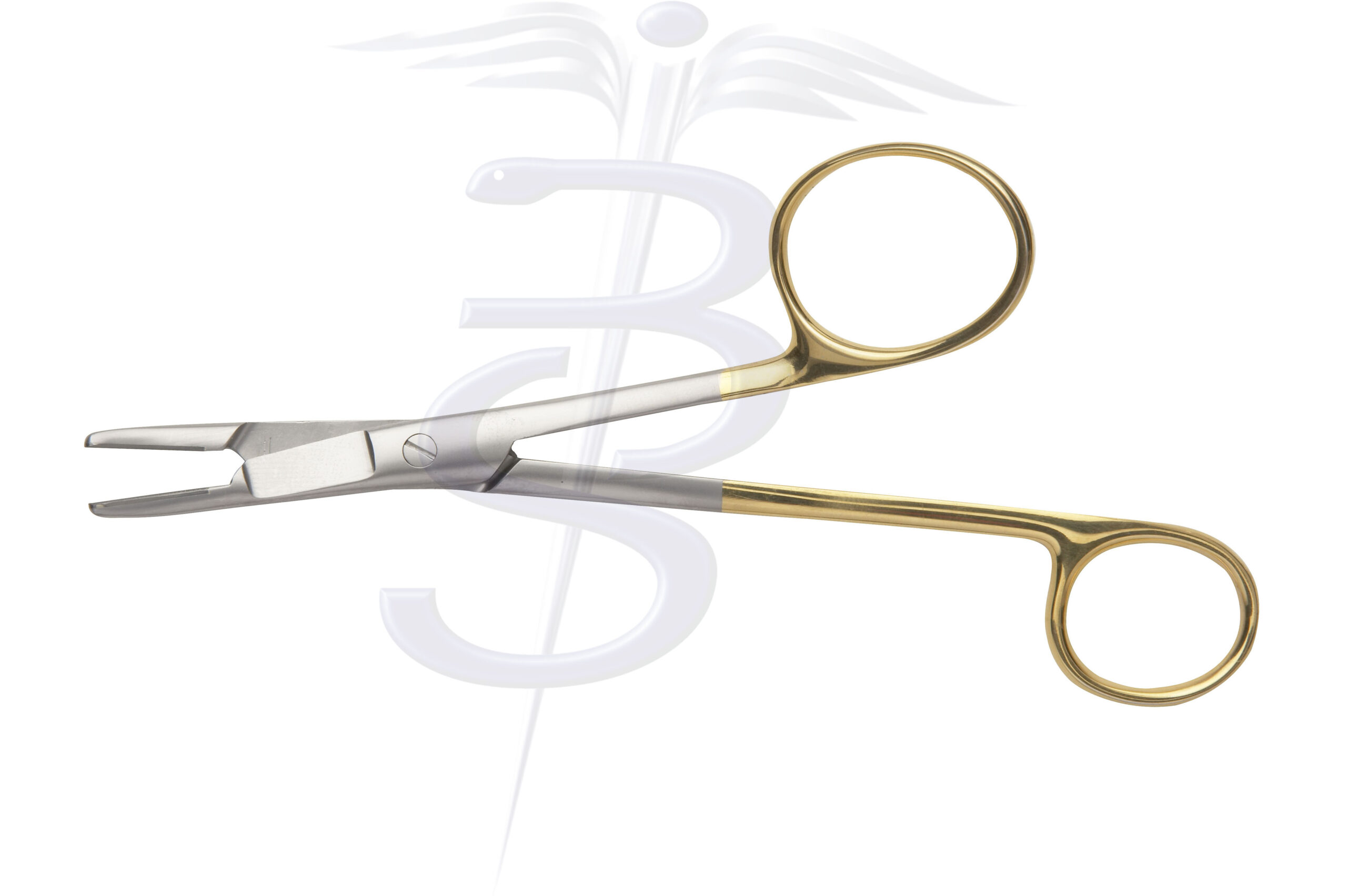 Gillies Combination Needle Holder & Scissor Right Hand Tungsten Carbide Jaws (Serration Pitch 0.4mm for Suture Size 3/0 to 6/0) Overall Length 160mm - Bolton Surgical
