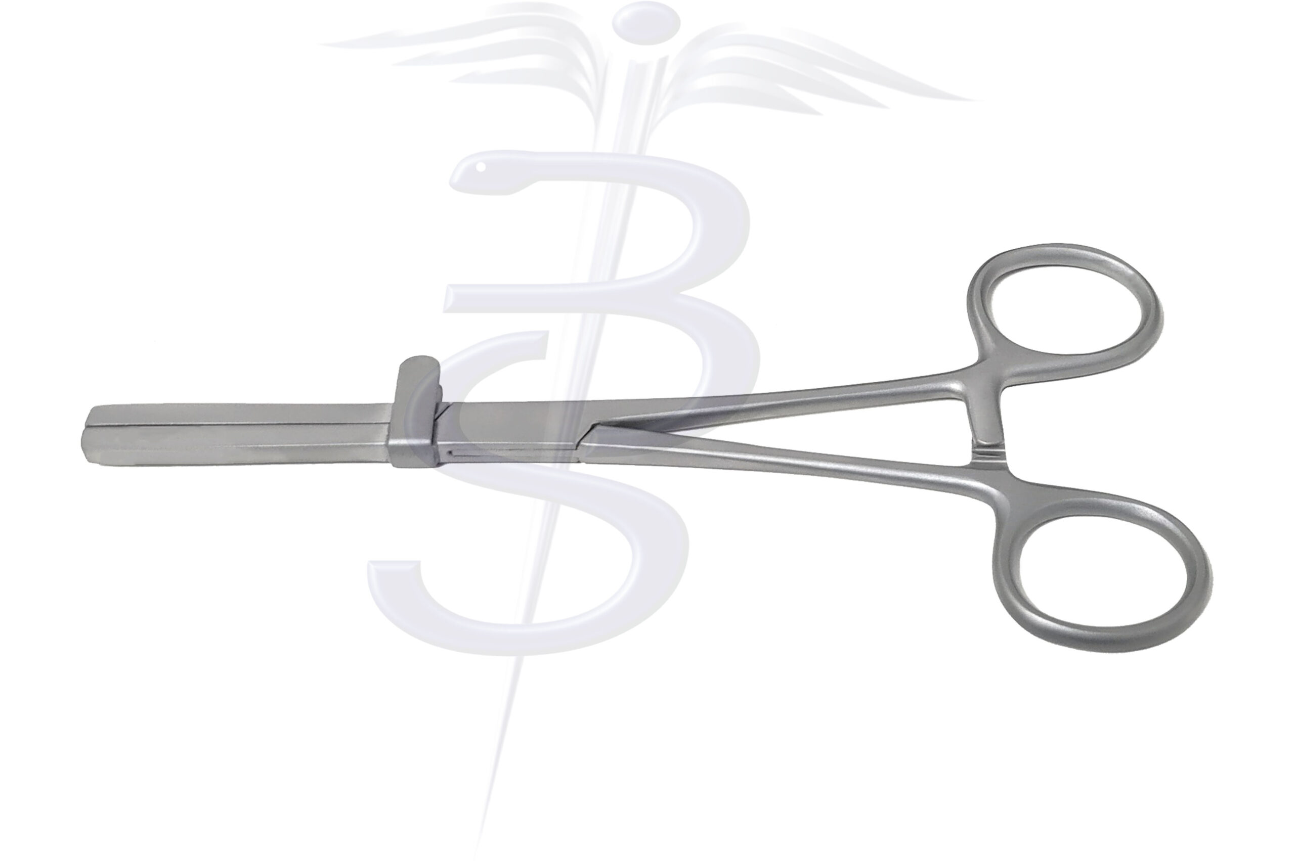 Tubing Clamp Long Smooth Jaw with Guard - Bolton Surgical