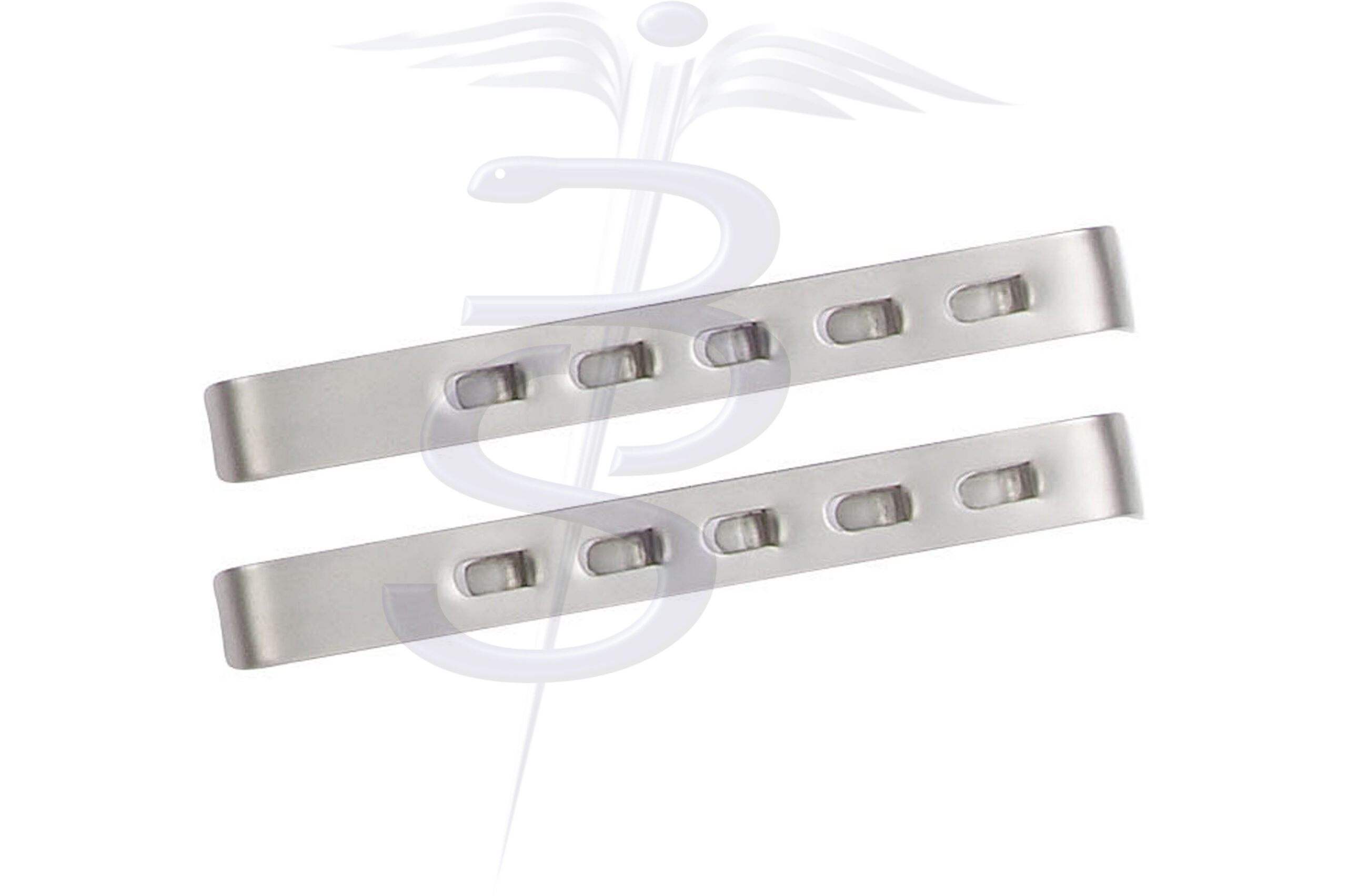 Turner Warwick Stainless Steel Blade ‘J’ Single Hook 14mm (W) x 13mm (D) (No Slide Lock) (Set of 2) - Bolton Surgical