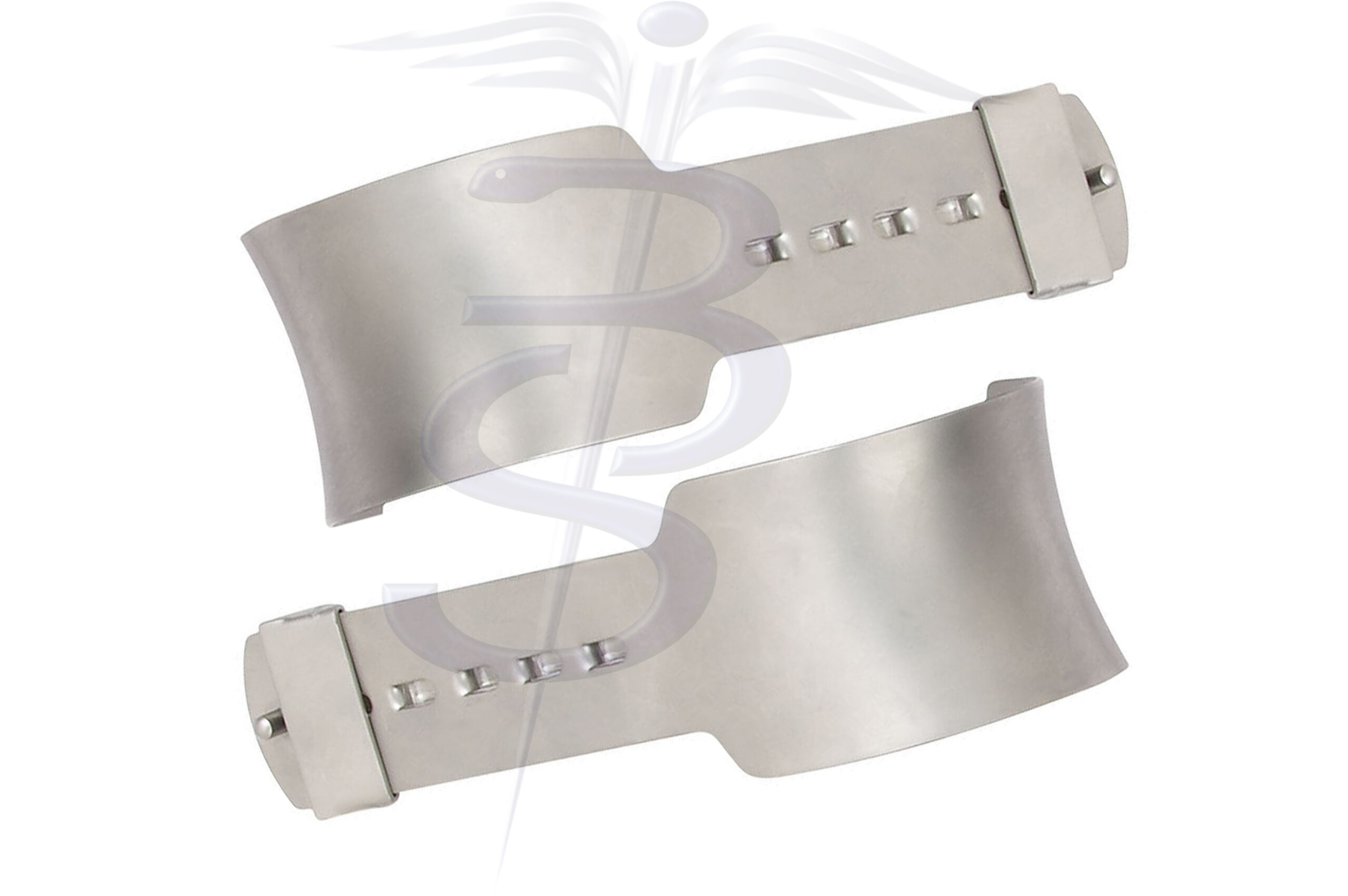 Turner Warwick Stainless Steel Blade ‘H’ Curved with Lip 60mm (W) x 114mm (D) (With Slide Lock)  (Set of 2) - Bolton Surgical