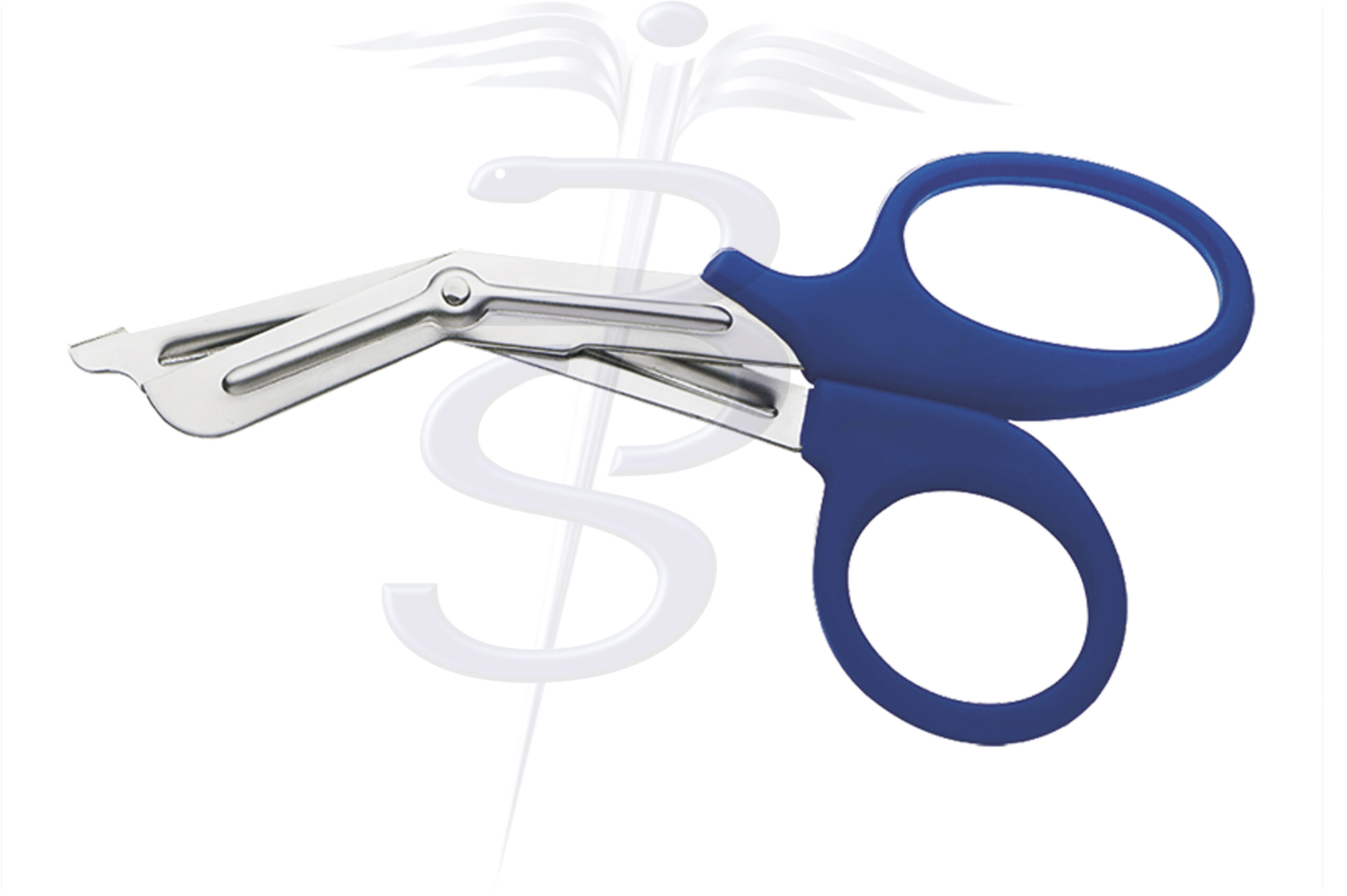 Rough Cut Utility Scissor Blue Plastic Handle 190mm Pack of 5 - Bolton Surgical