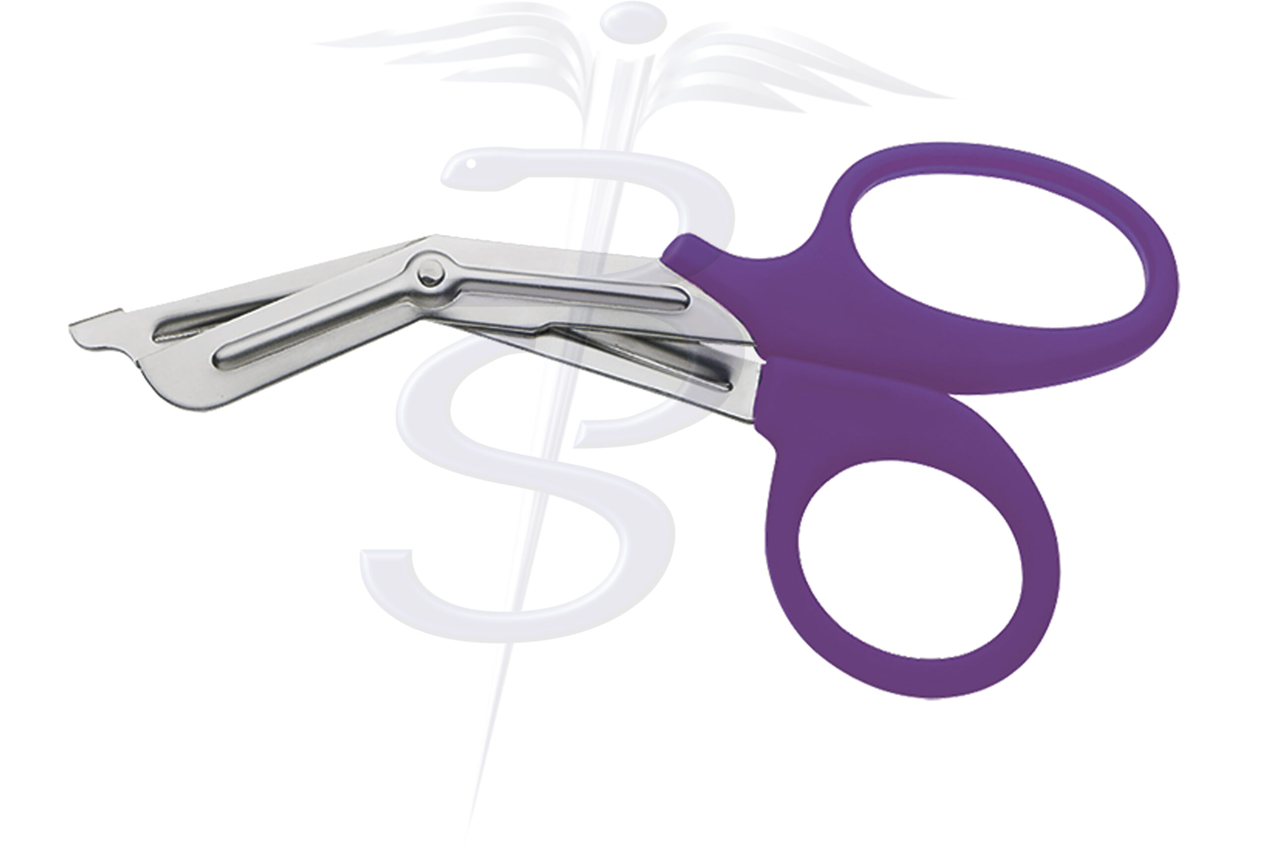 Rough Cut Utility Scissor Purple Plastic Handle 190mm Pack of 5 - Bolton Surgical