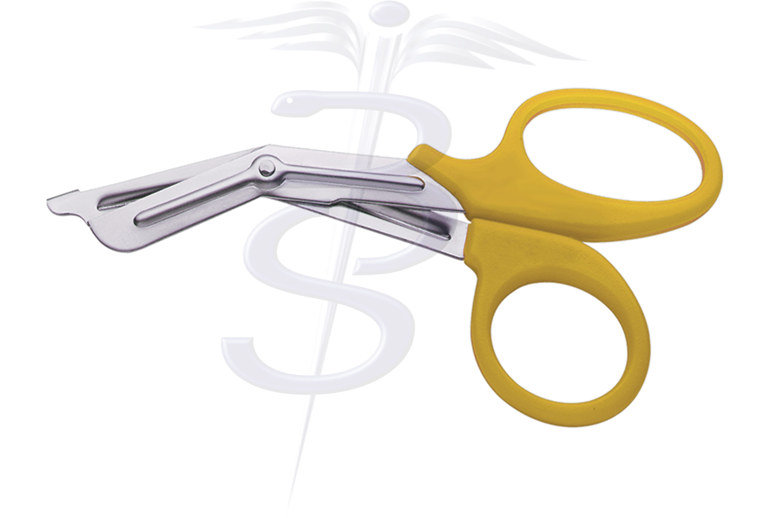 Rough Cut Utility Scissor Yellow Plastic Handle 190mm Pack of 5 - Bolton Surgical