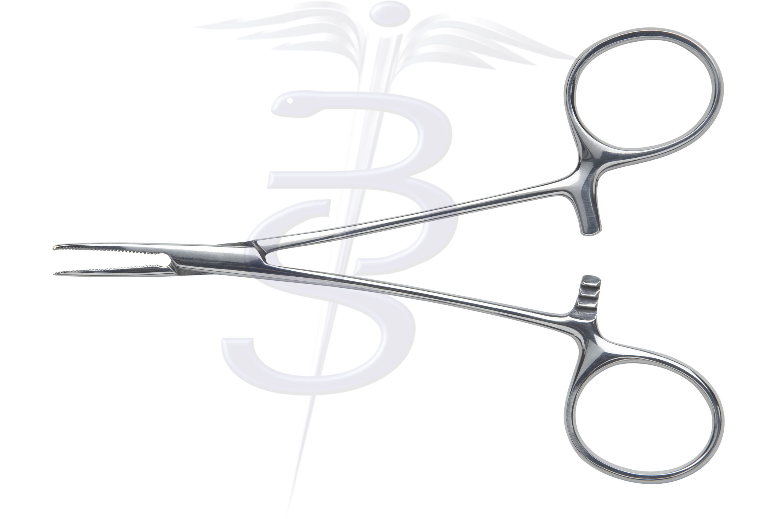 Mosquito Artery Forceps Curved Lightweight with Fully Serrated Jaws - Bolton Surgical