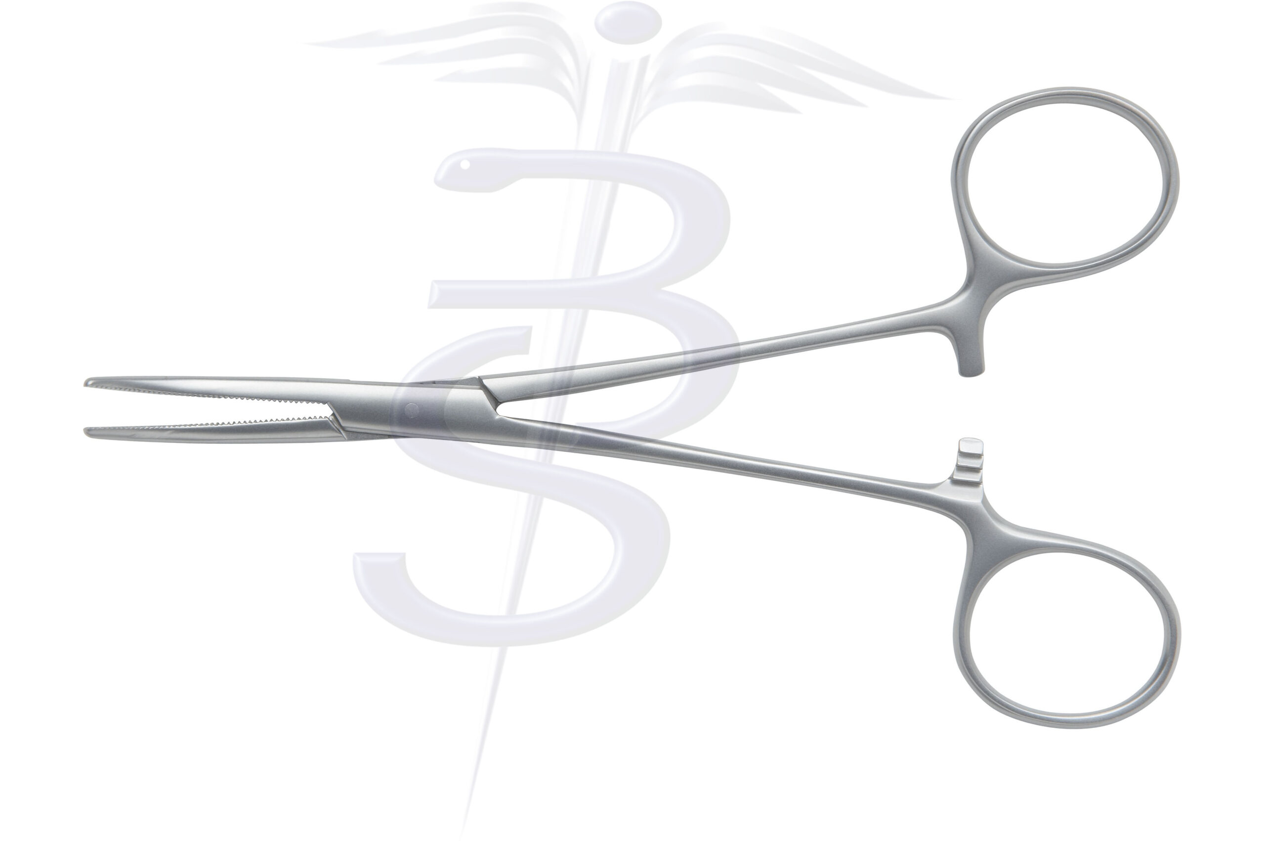 Kelly Artery Forceps Curved with Partially Serrated Jaws - Bolton Surgical