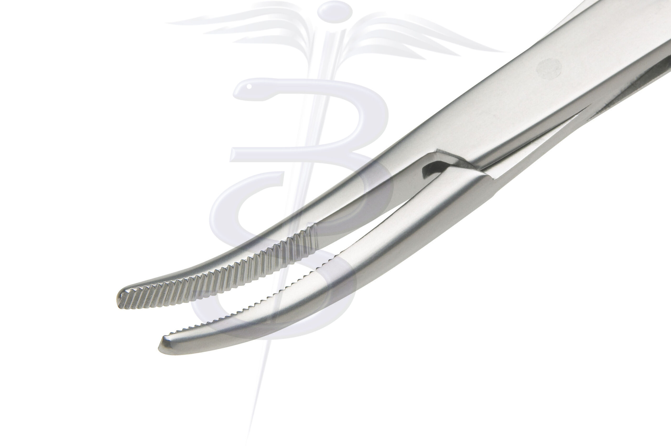 Moynihan Artery Forceps Curved with Partly Serrated Jaws - Bolton Surgical