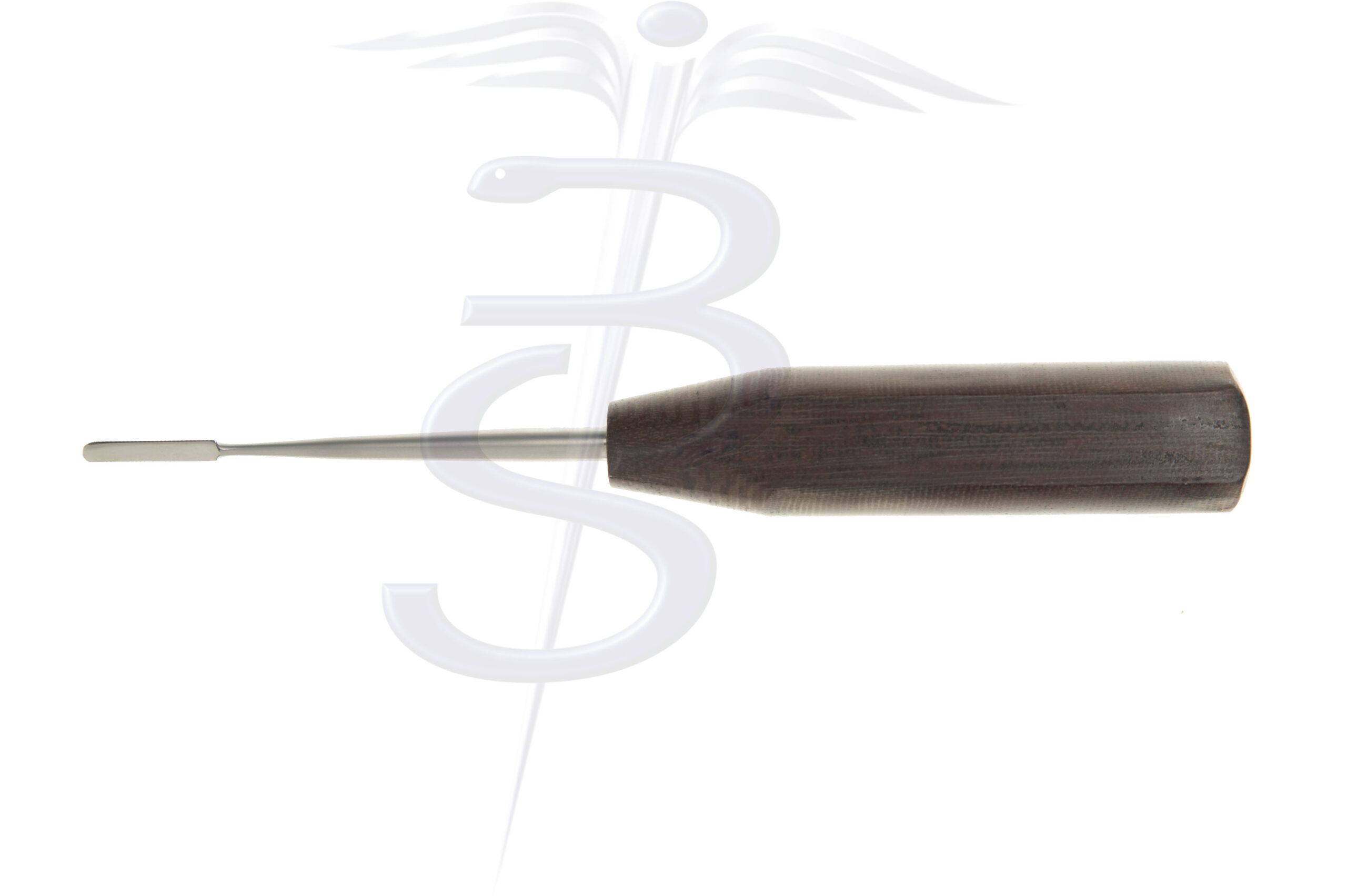 Periosteal Elevator Round Edge with Tufnol Handle, Overall Length 180mm - Bolton Surgical