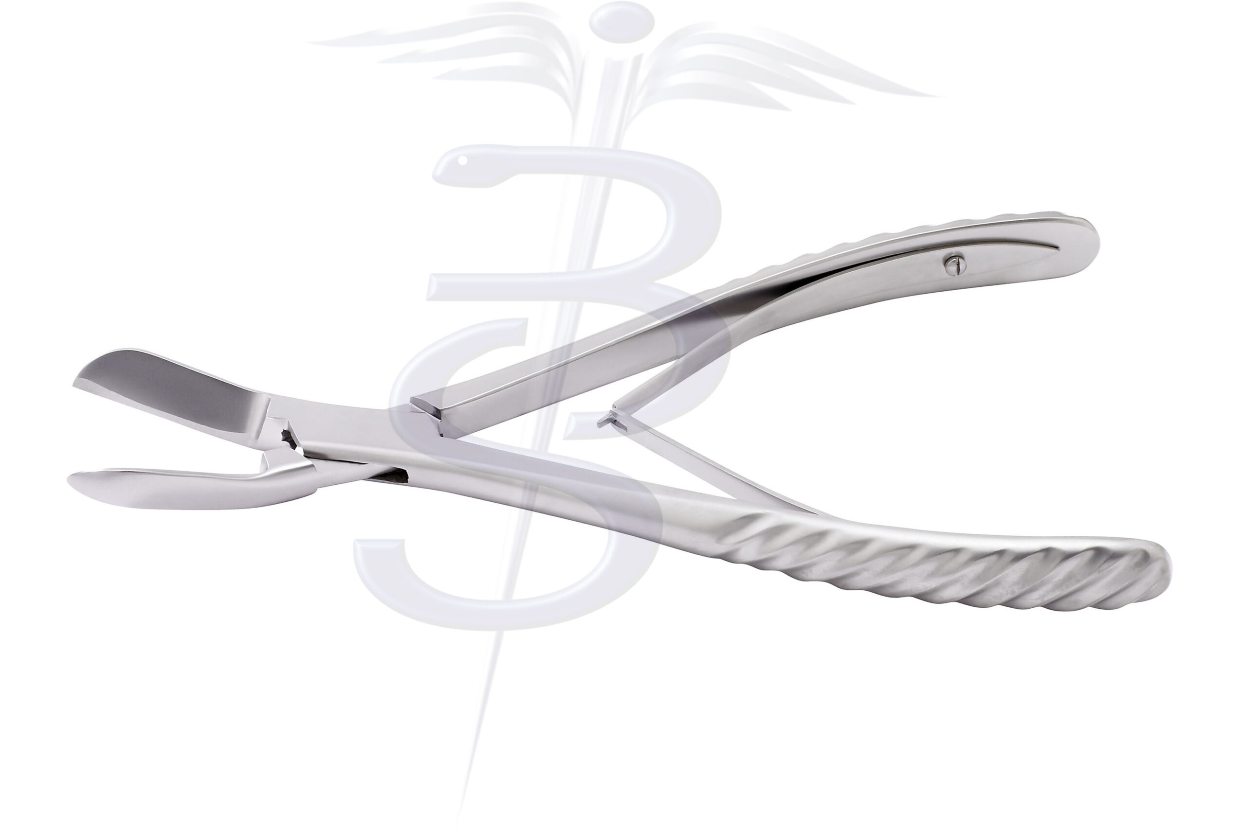 Liston Bone Cutter Angled on Flat Box Joint - Bolton Surgical