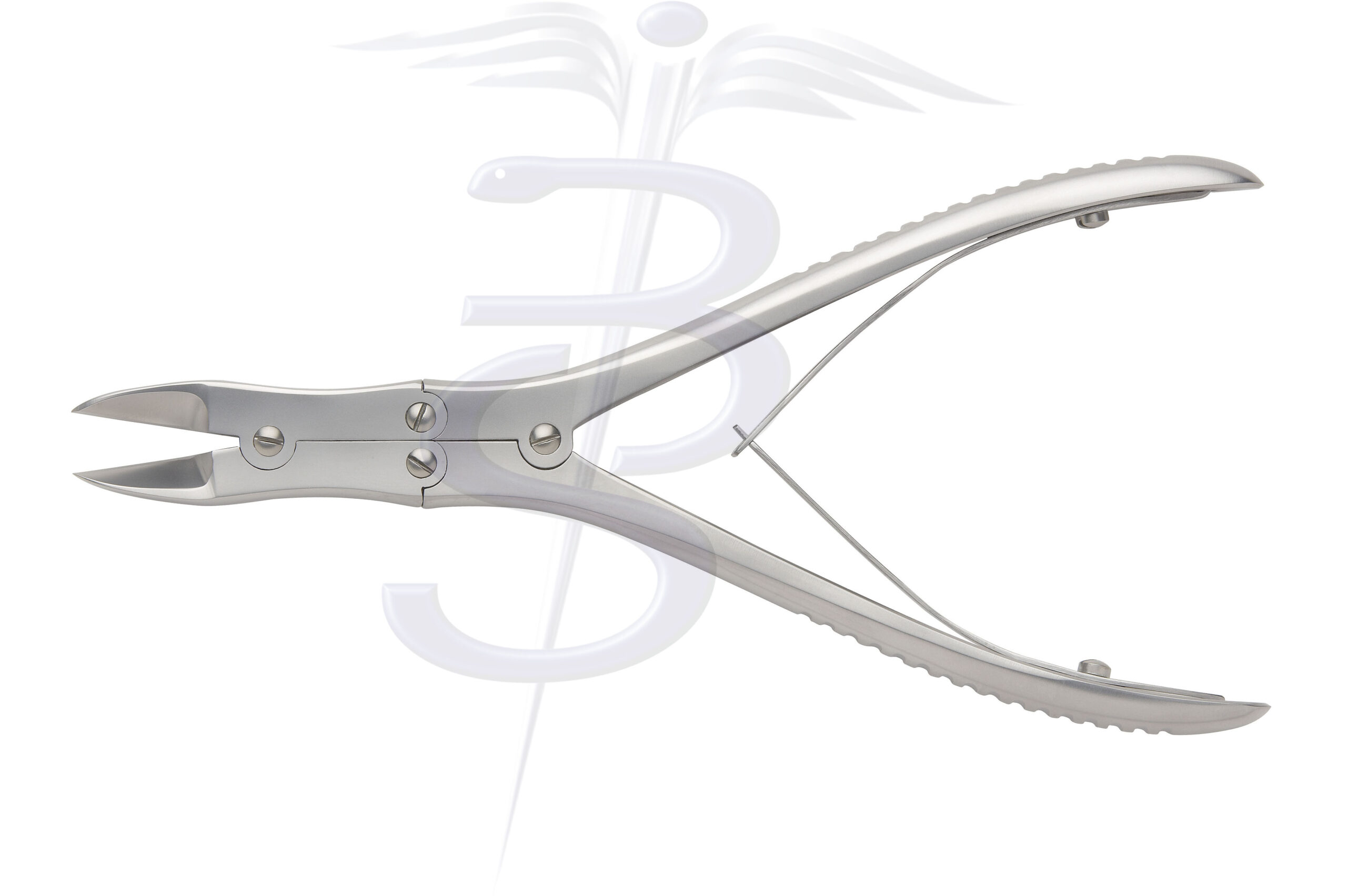 McIndoe Bone Cutting Forceps Compound Action Angled Overall Length 170mm - Bolton Surgical