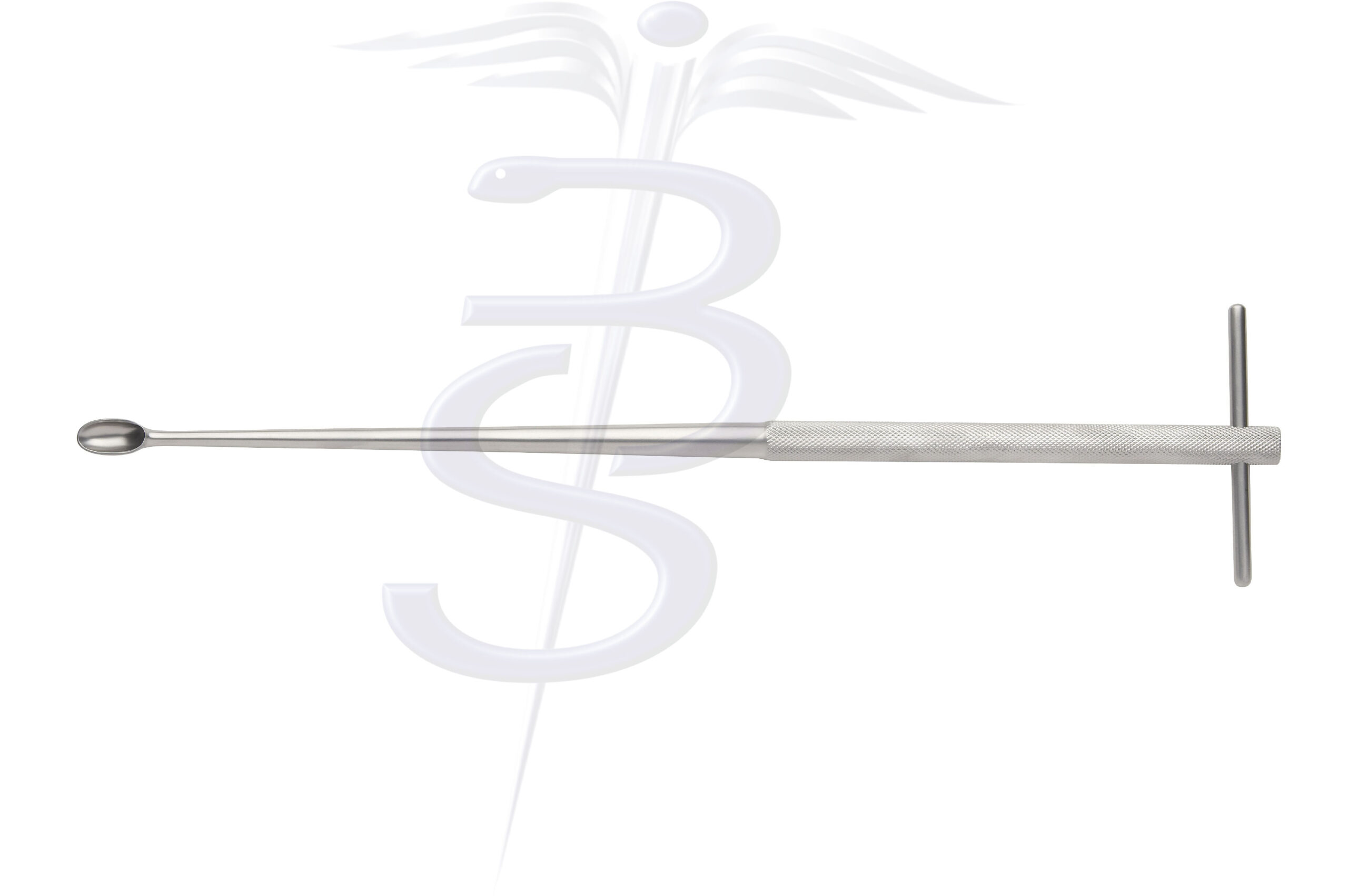 Charnley Bone Curette with T-Handle Overall Length 370mm - Bolton Surgical