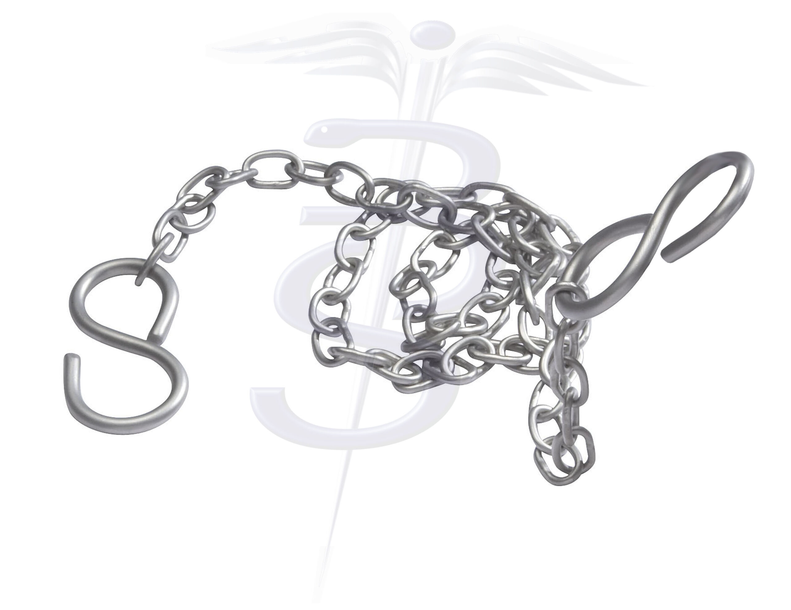Charnley Initial Incision Chain 1000mm & 2 Hooks - Bolton Surgical