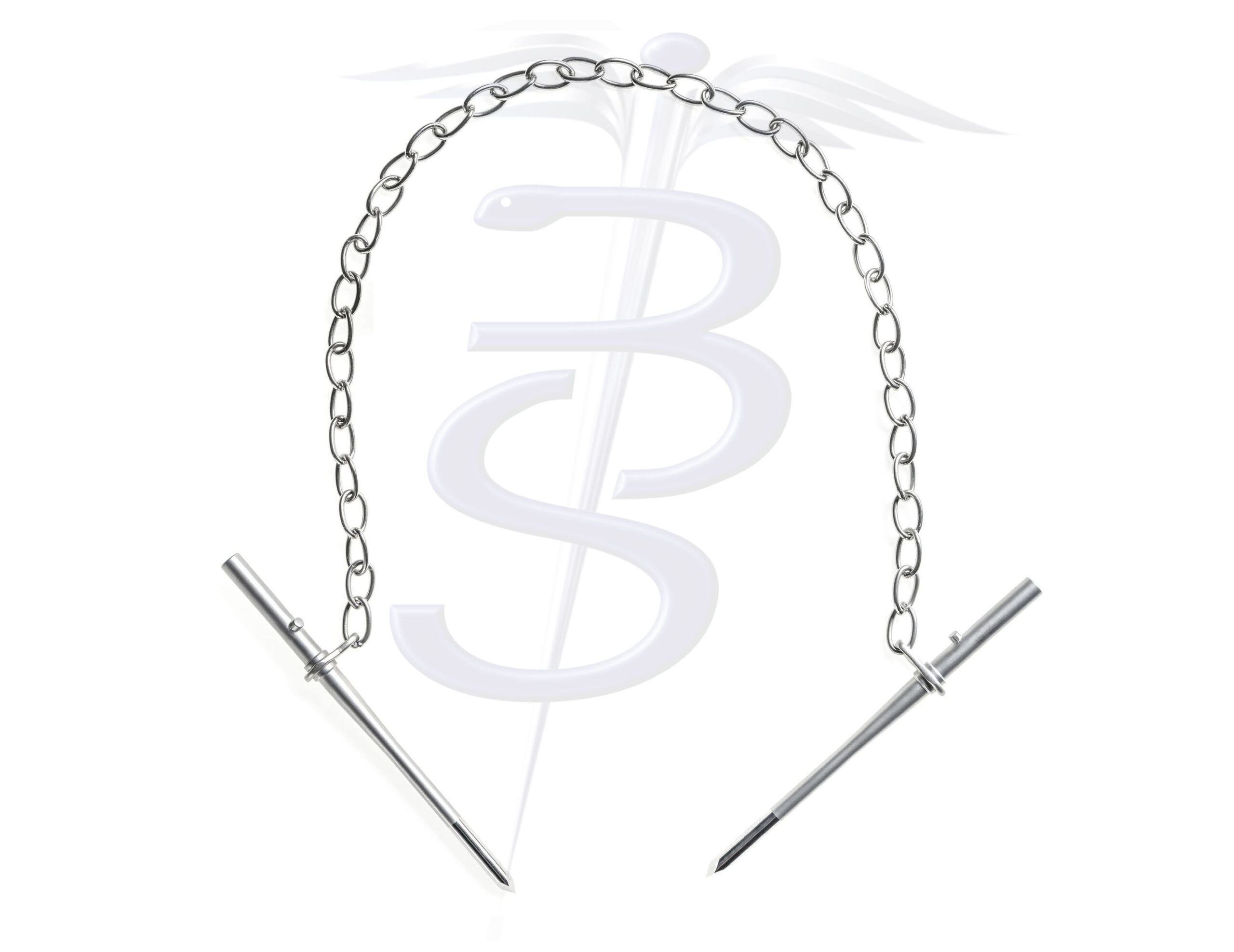 Charnley Heavy Duty Pins and Chain Only for use with Charnley Pin Inserter and Remover - Bolton Surgical