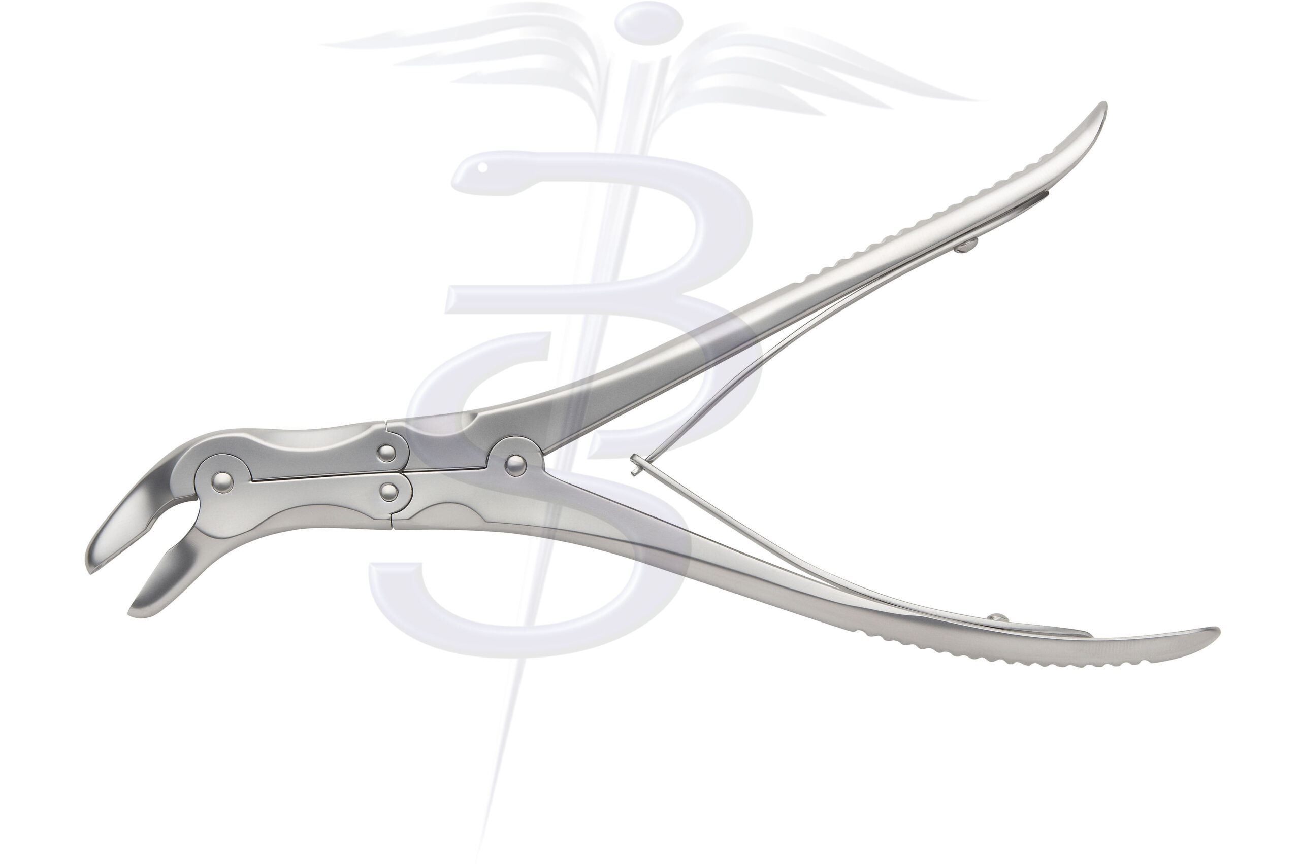 Leksell Bone Rongeur 50 Degree Angled to Side with Compound Action - Bolton Surgical