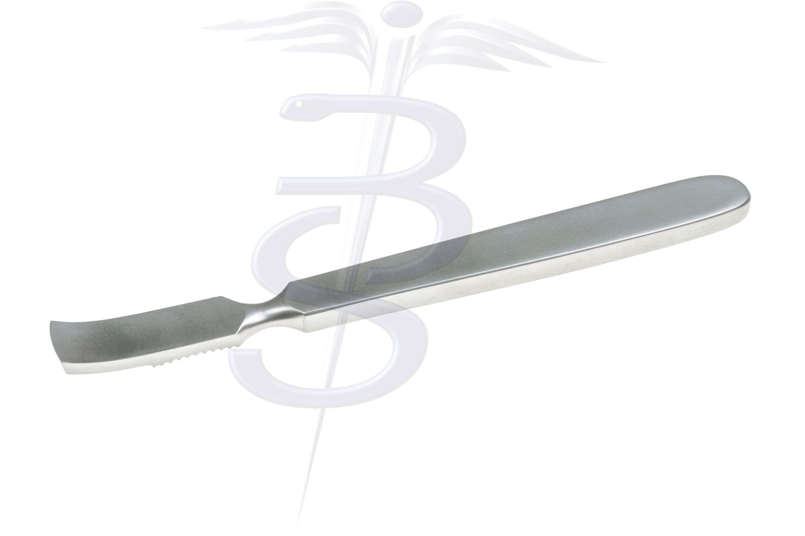 Farabeuf Rougine 12mm Wide Curved Flat Handle 150mm - Bolton Surgical