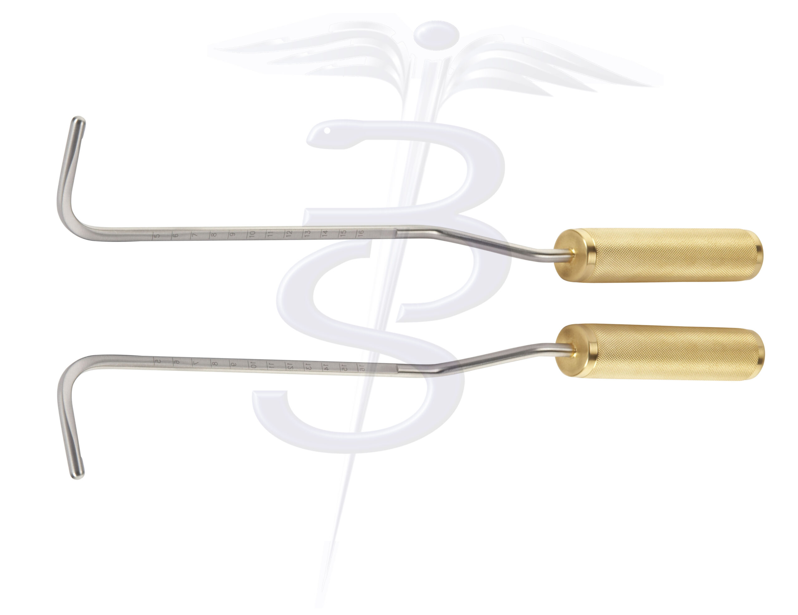Dingman Graduated Breast Dissector Pair Left and Right Overall Length 360mm - Bolton Surgical