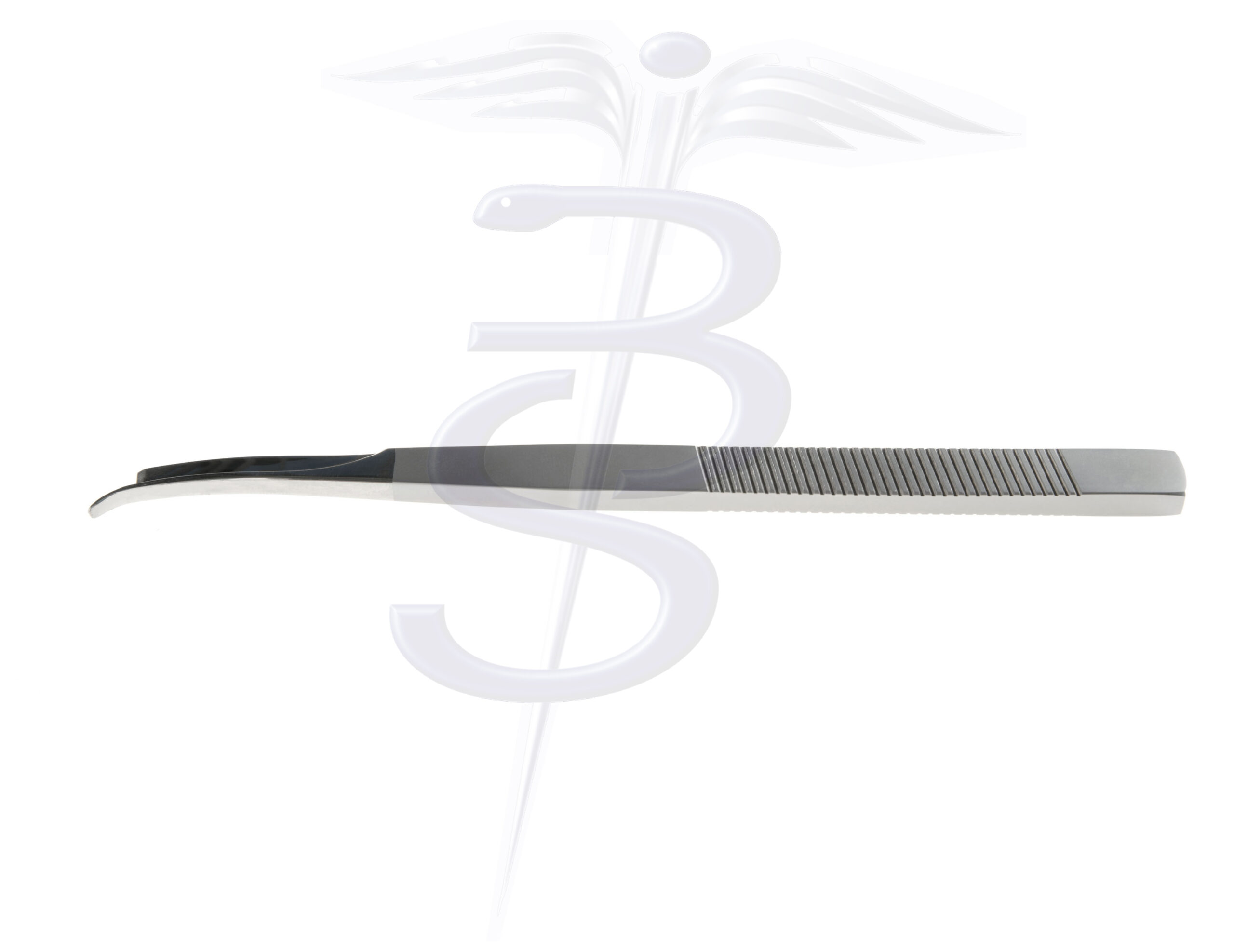 Silver Chisel / Osteotome Left 4mm Wide Blade with 7mm Guard Overall Length 180mm - Bolton Surgical