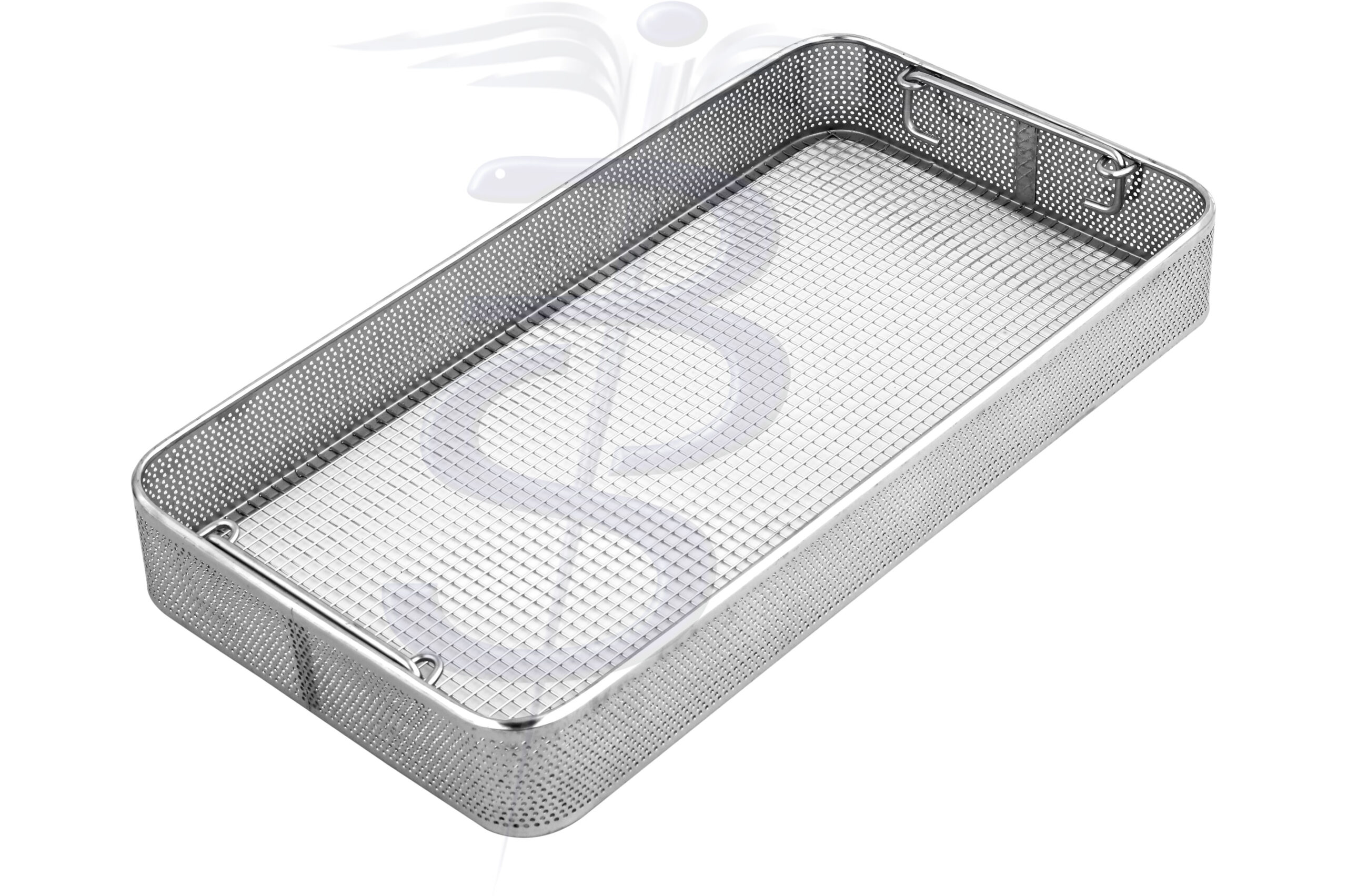 Din Basket with Flat Base and Perforated Sides - Bolton Surgical